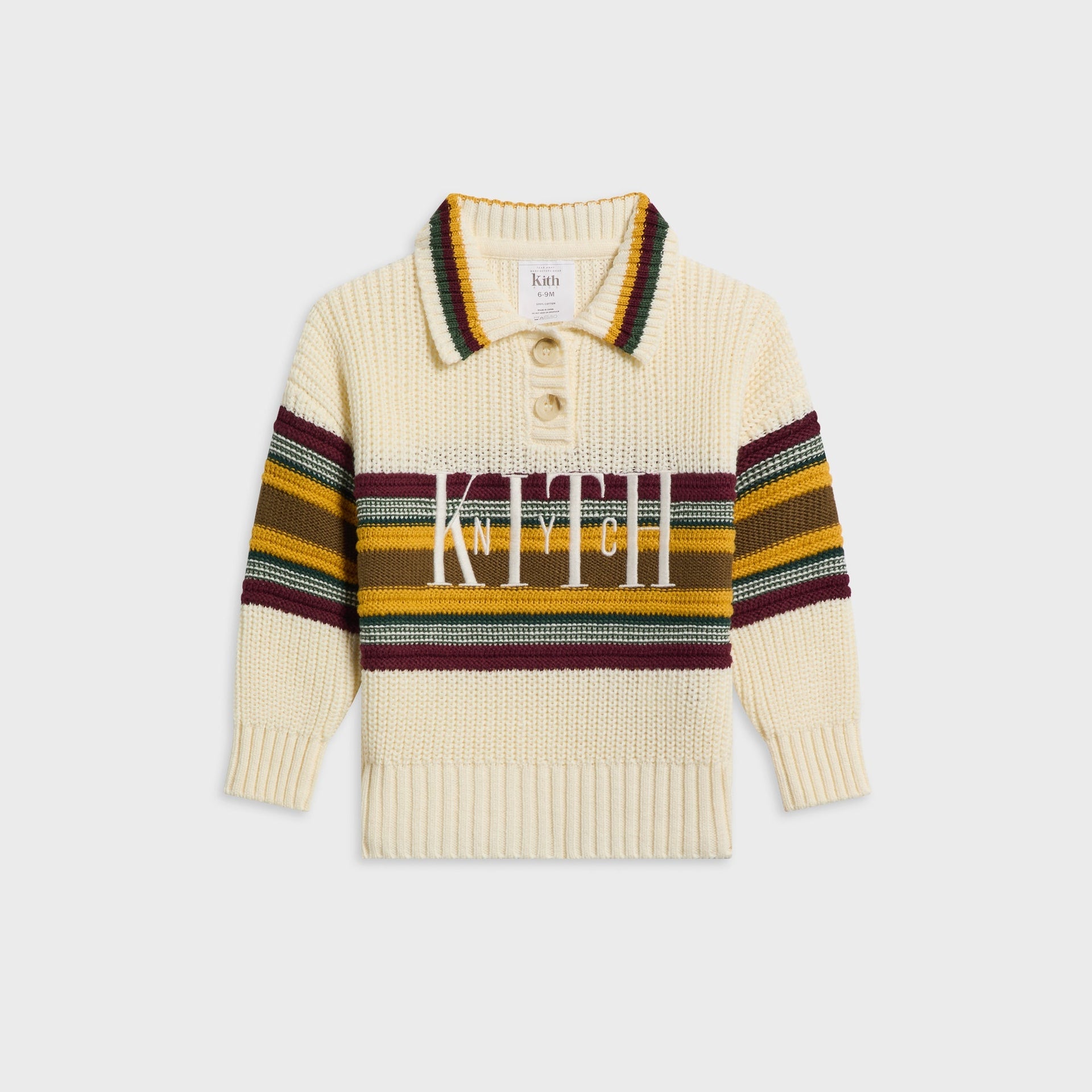 Kith Baby Chunky Knit Rugby Shirt - Sandrift - PH