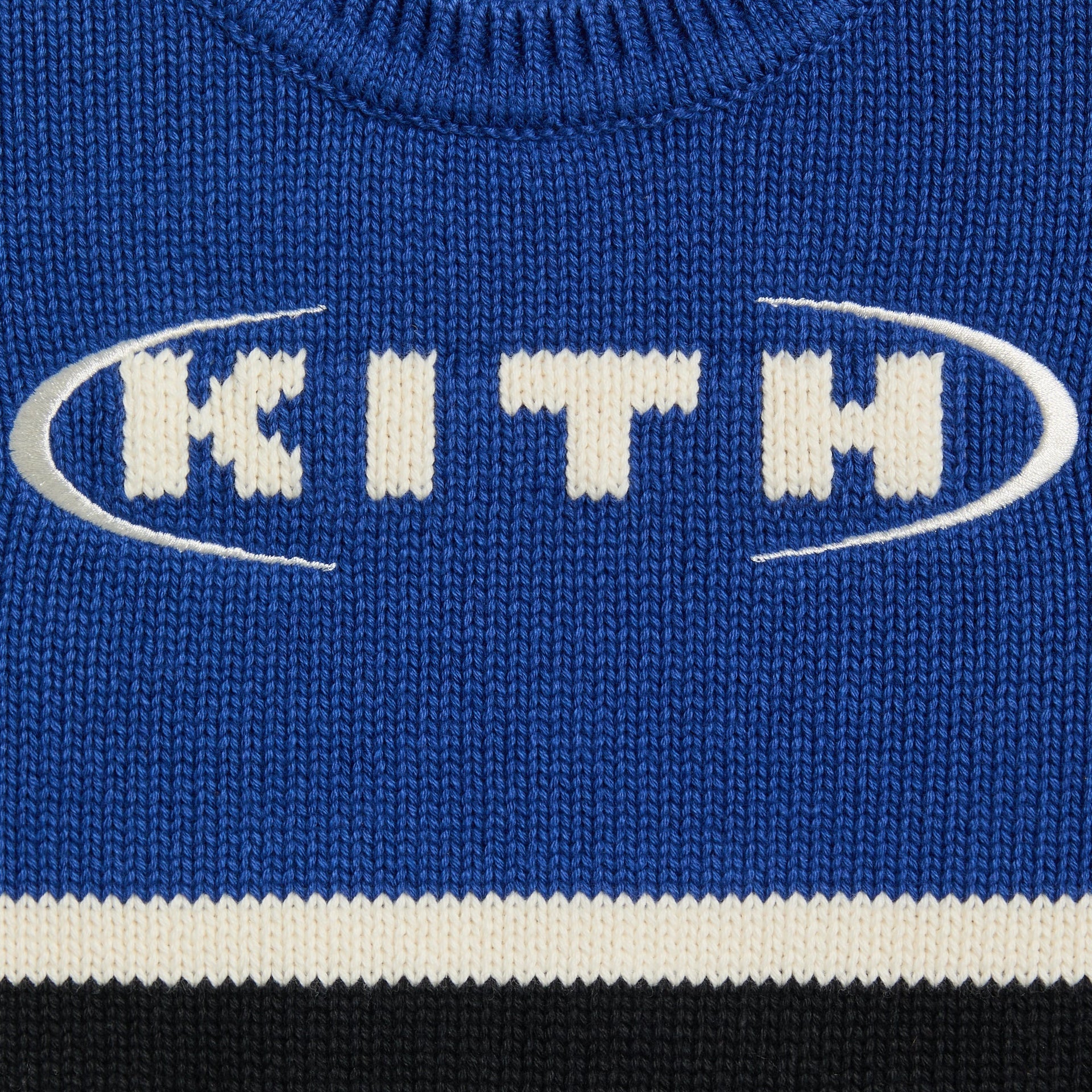 Kith Baby Varsity Nelson Knit Crewneck - Cyanotype - PH
