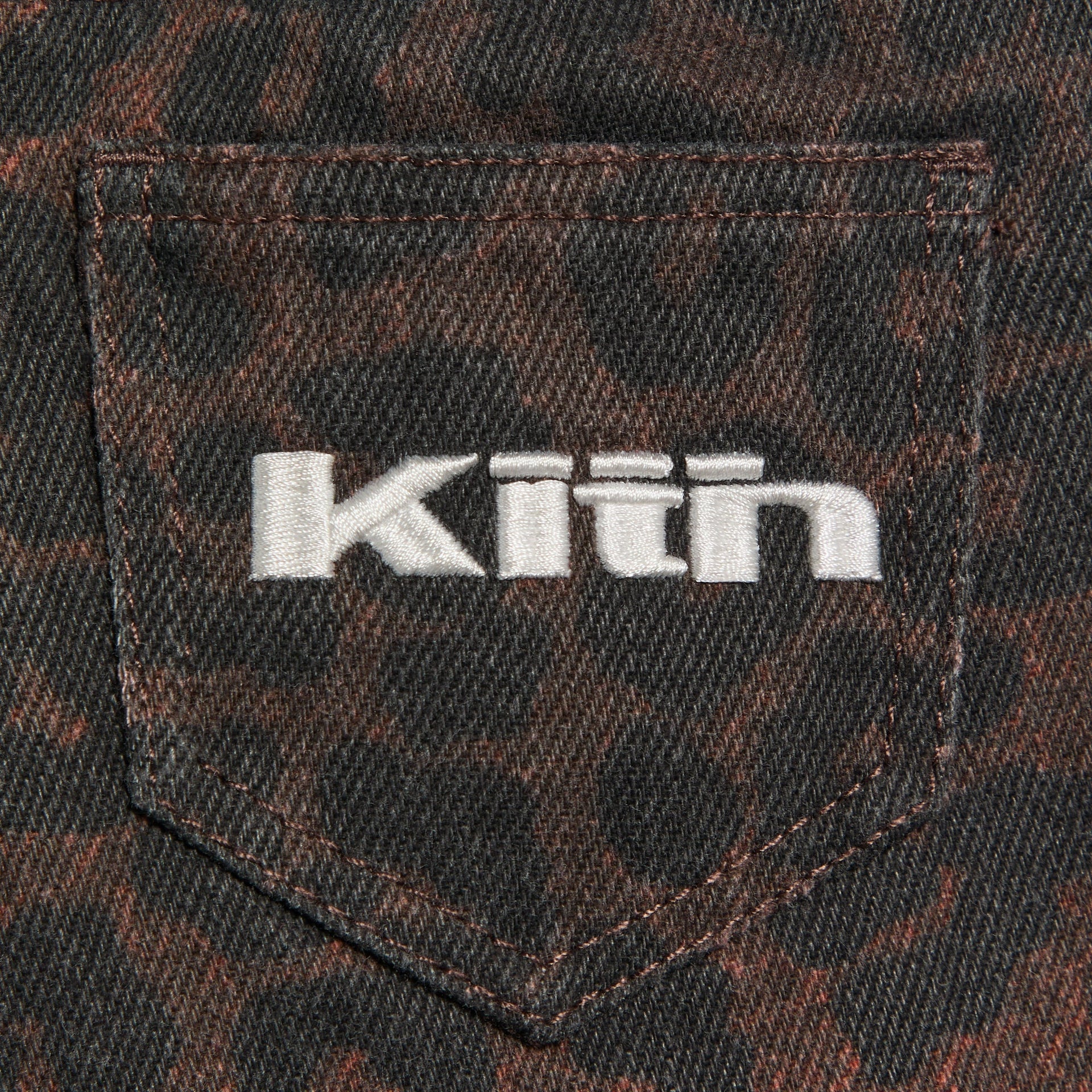 Kith Baby Leopard Heston Wide Leg Jean - Incognito