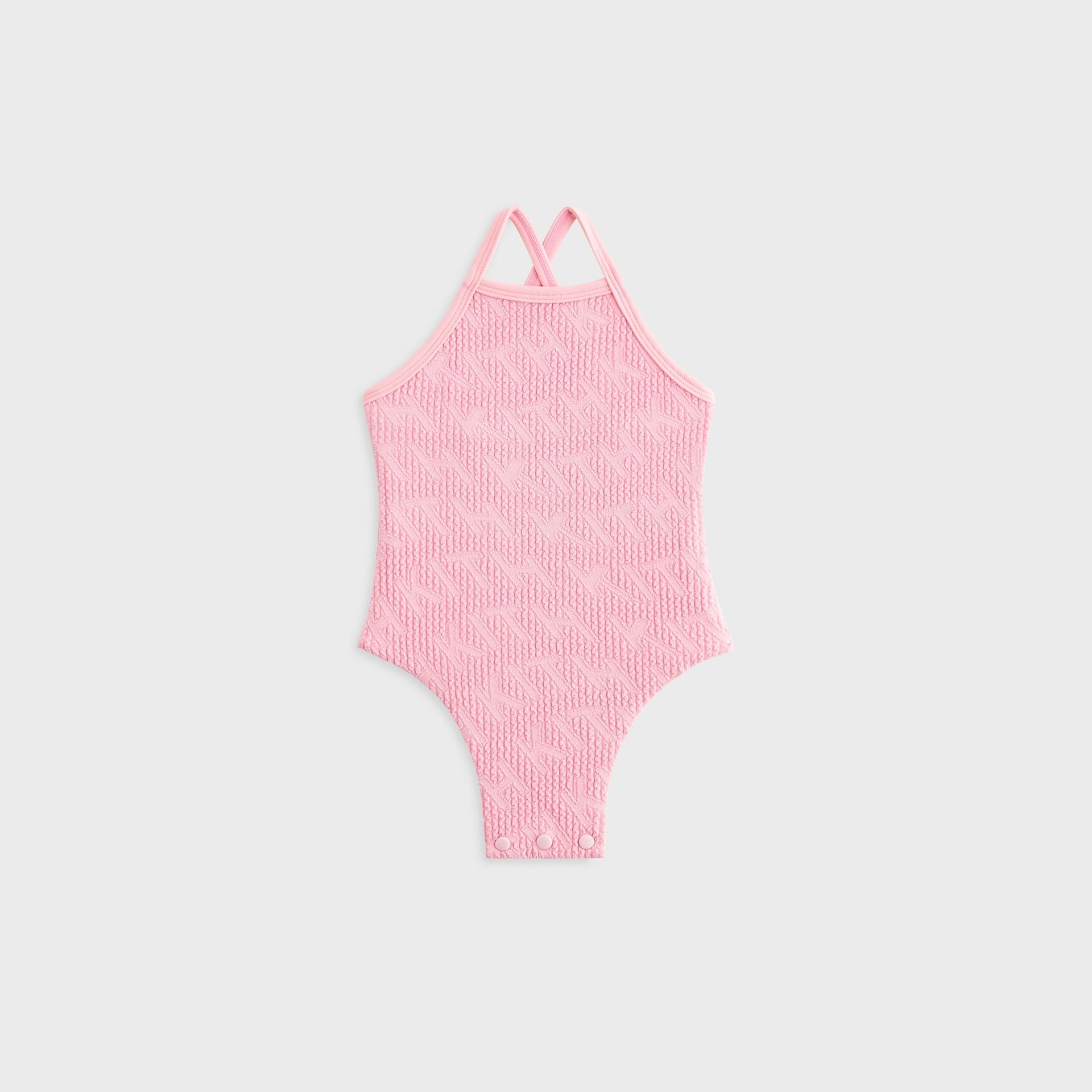Kith Baby Textured Monogram Jodi One Piece Suit - Bubblegum - PH