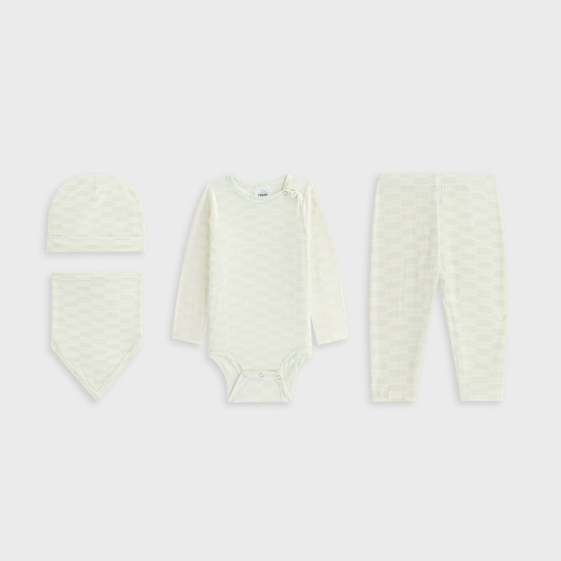 Kith Baby Monogram Box Gift Set - Dusty Aqua
