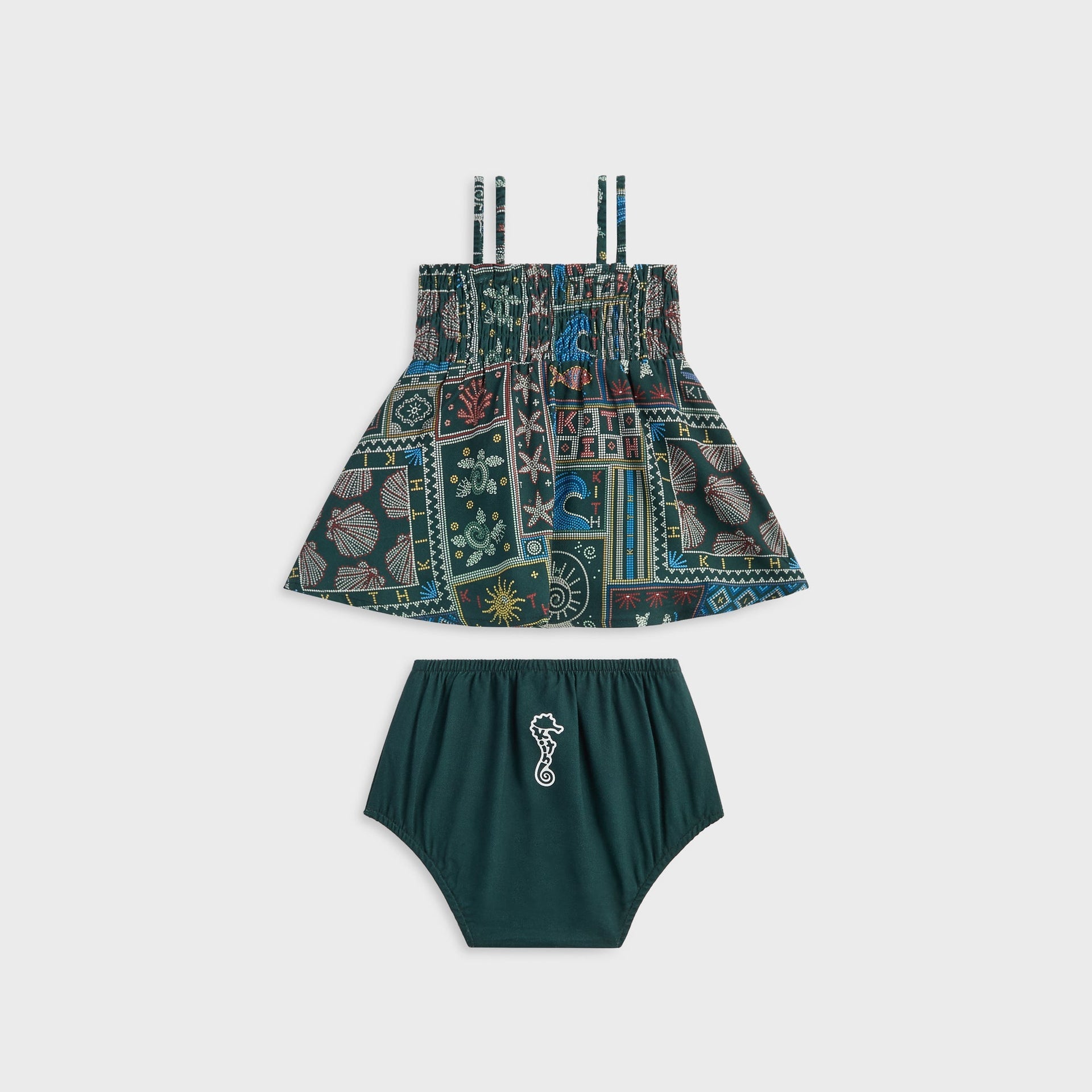 Kith Baby Beach Tile Dress Bloomer Set - Stadium - PH