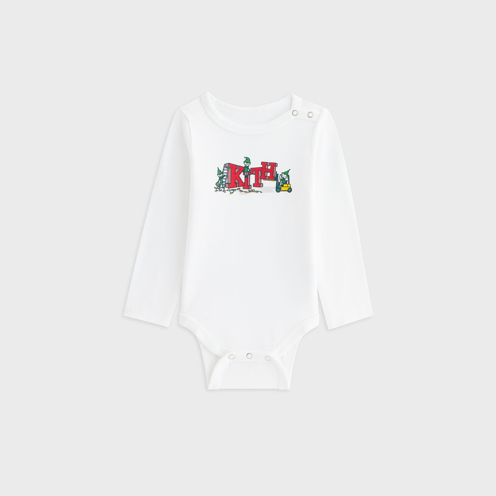 Kithmas Baby Elf Bodysuit - White