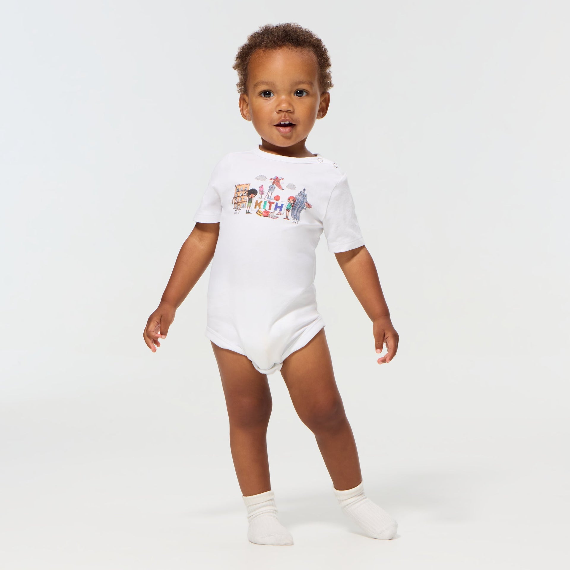 Kith Baby for Matthew Langille Graphic Bodysuit - White - PH