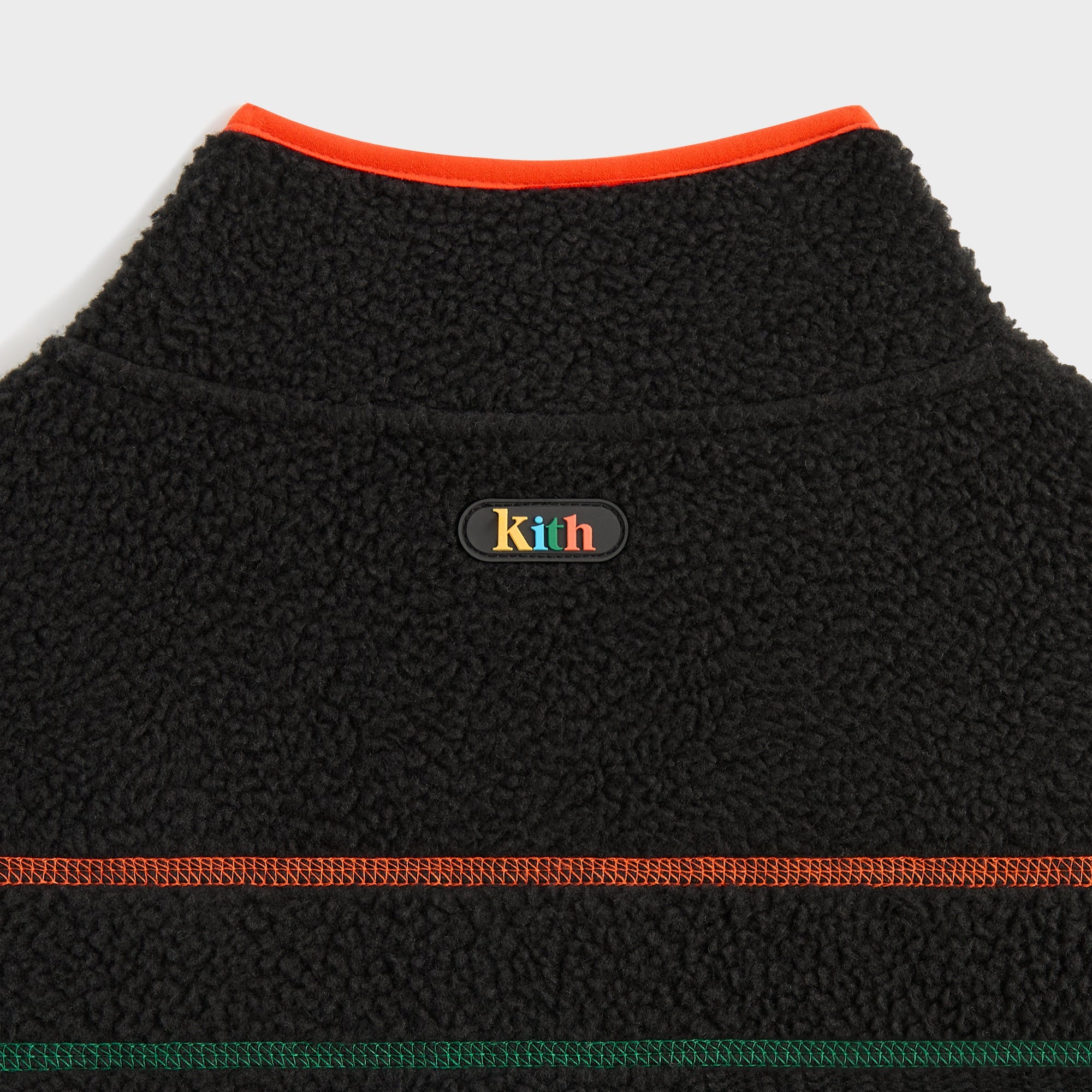 Kith Kids Color-Block Sherpa Antony Full Zip - Black – Kith UK
