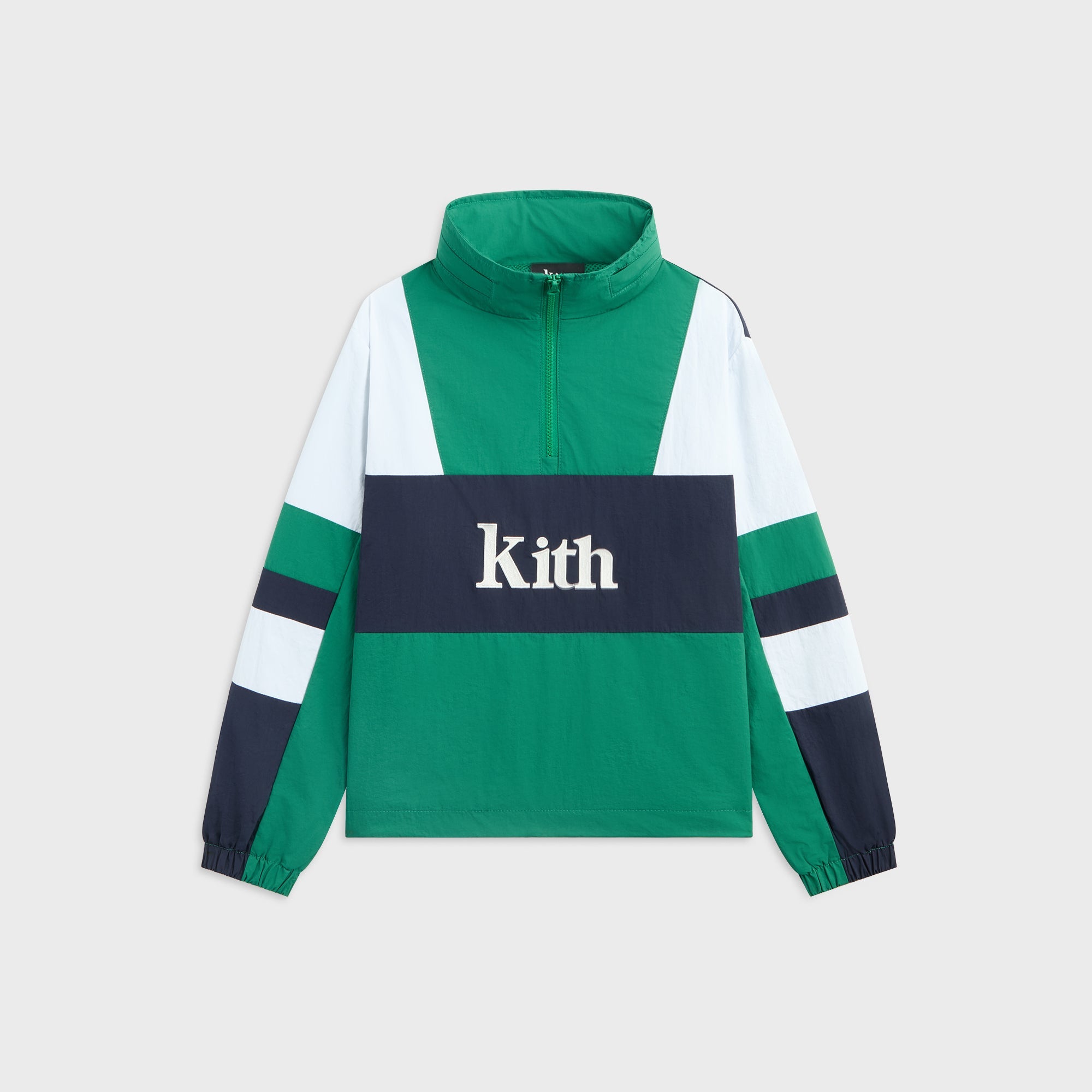 し*ー様 KITH Kids Blocked Track Jacket ナイロン Kith Kids Blocked Linden Harrison Pullover - Newt – Kith UK