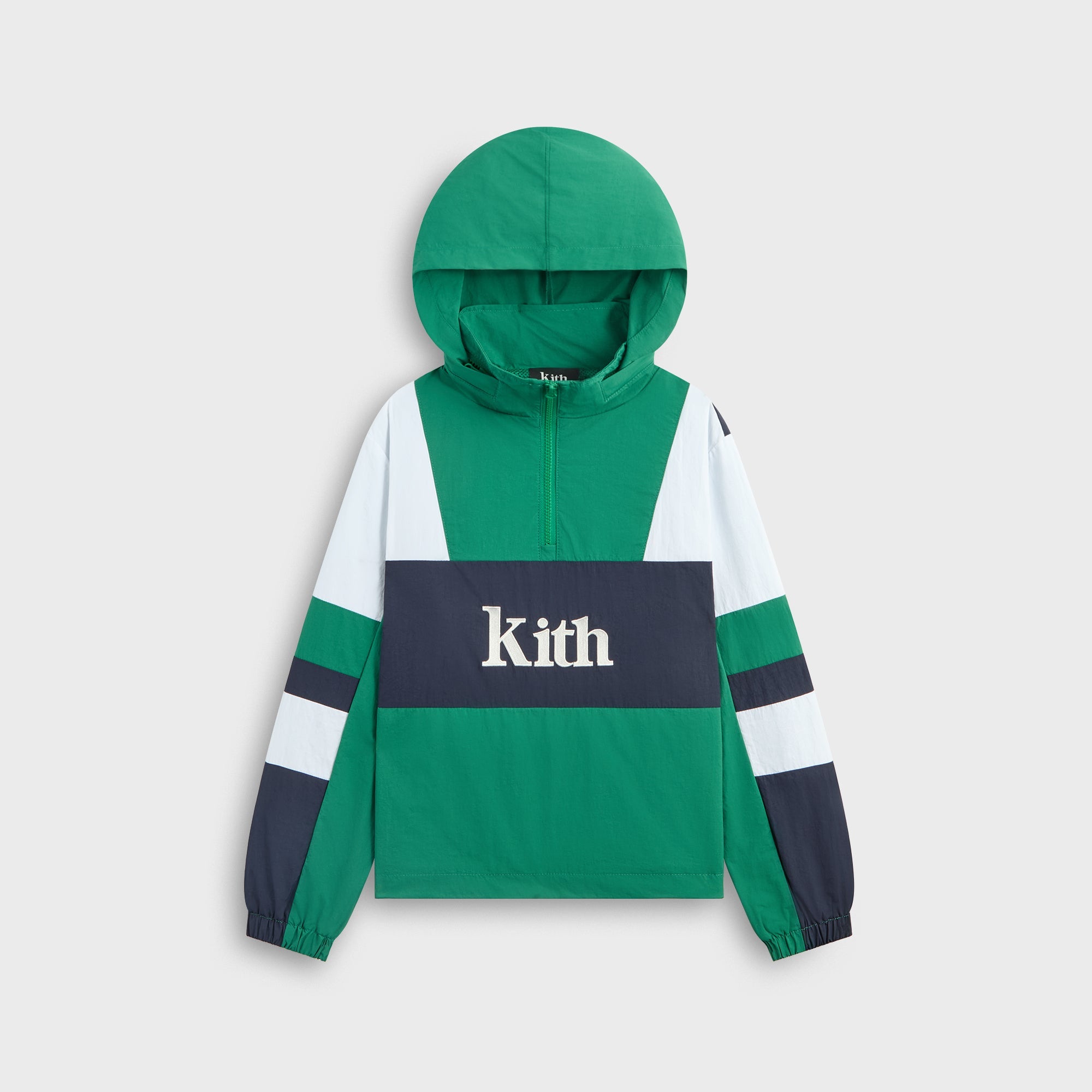 Kith Kids Blocked Linden Harrison Pullover - Newt – Kith UK