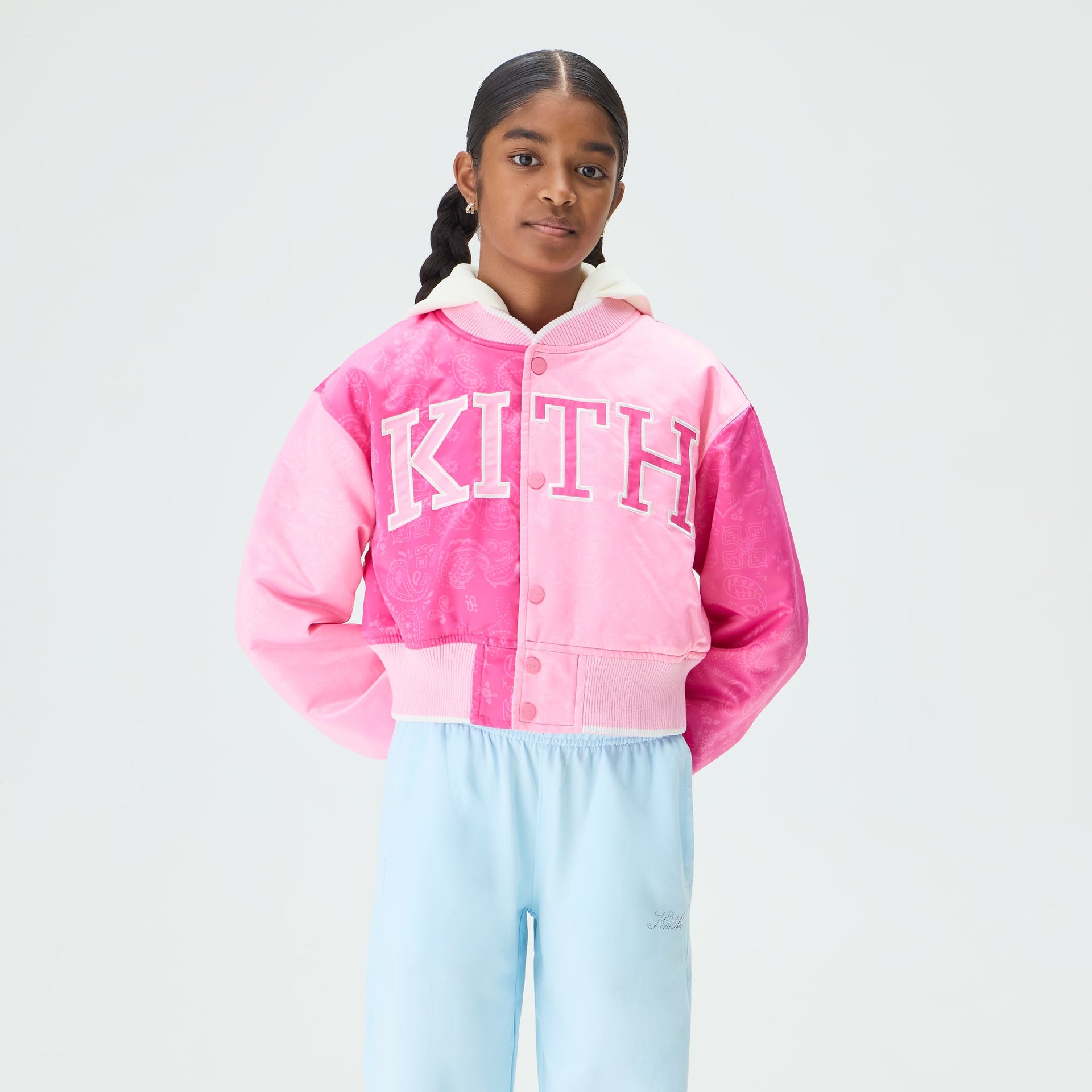 Kith Kids Hooded Cropped Gorman Jacket - Canna