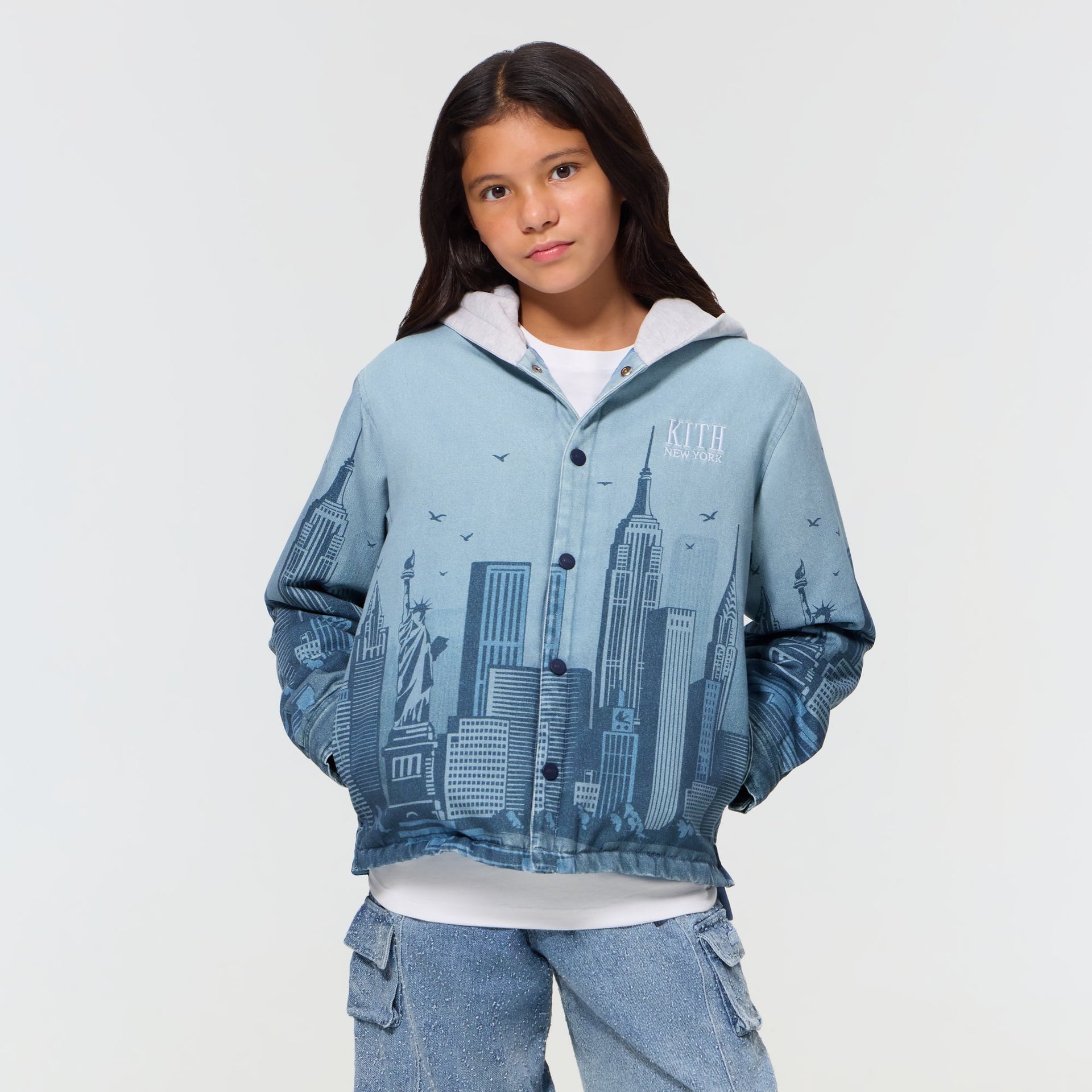 Kith Kids New York Scenic Shacket - Roman Wash