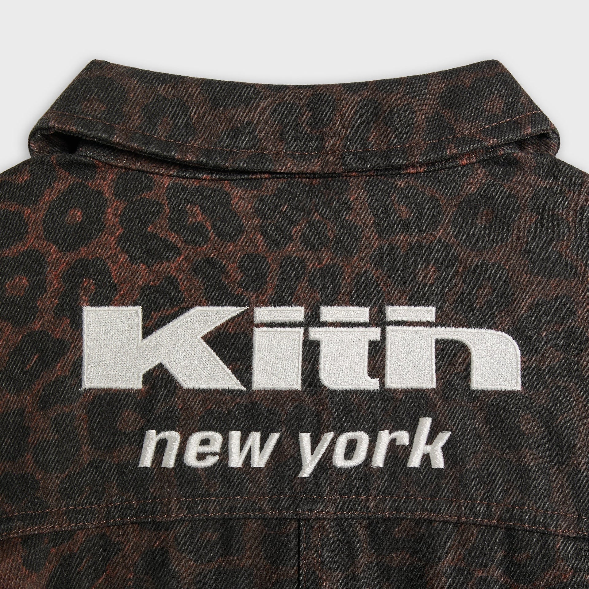 Kith Kids Leopard Alonzo Denim Jacket - Incognito - PH