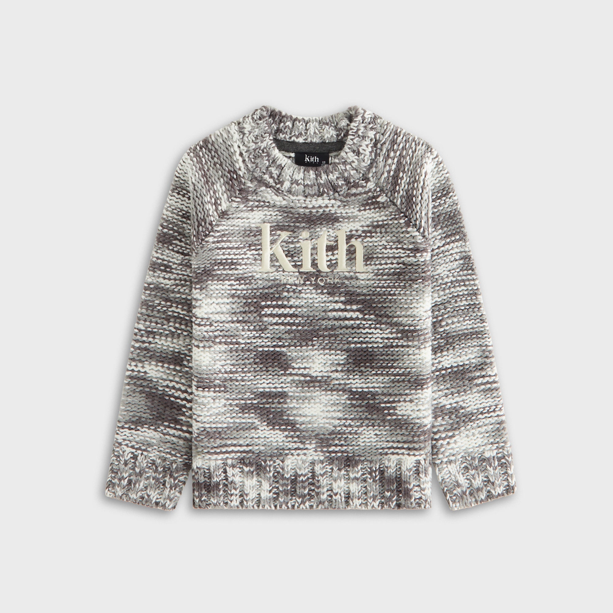 Kith Kids Space Dye Logo Sweater - Statue – Kith UK
