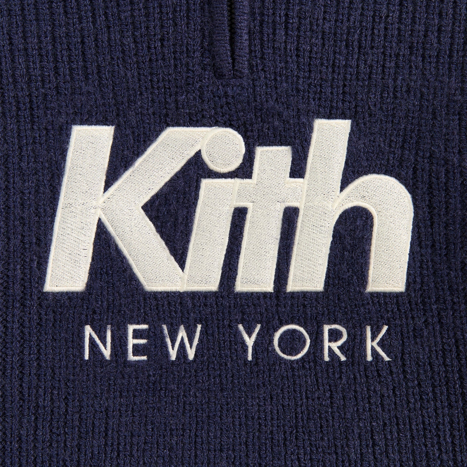 Kith Kids Sweater Rib Hunter Quarter Zip - Nocturnal