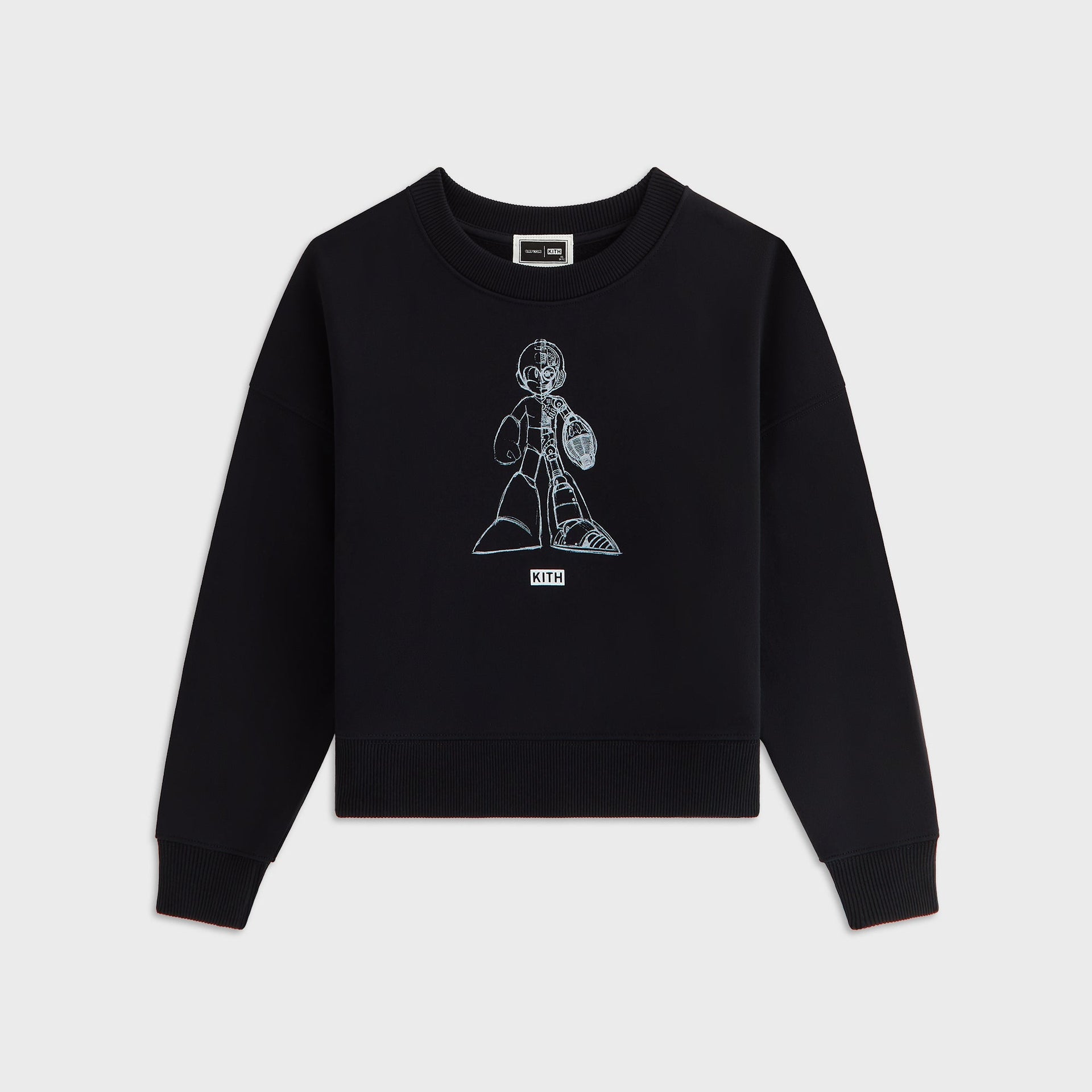 Capcom | Kith Kids Megaman Sketch Nelson Crewneck - Black