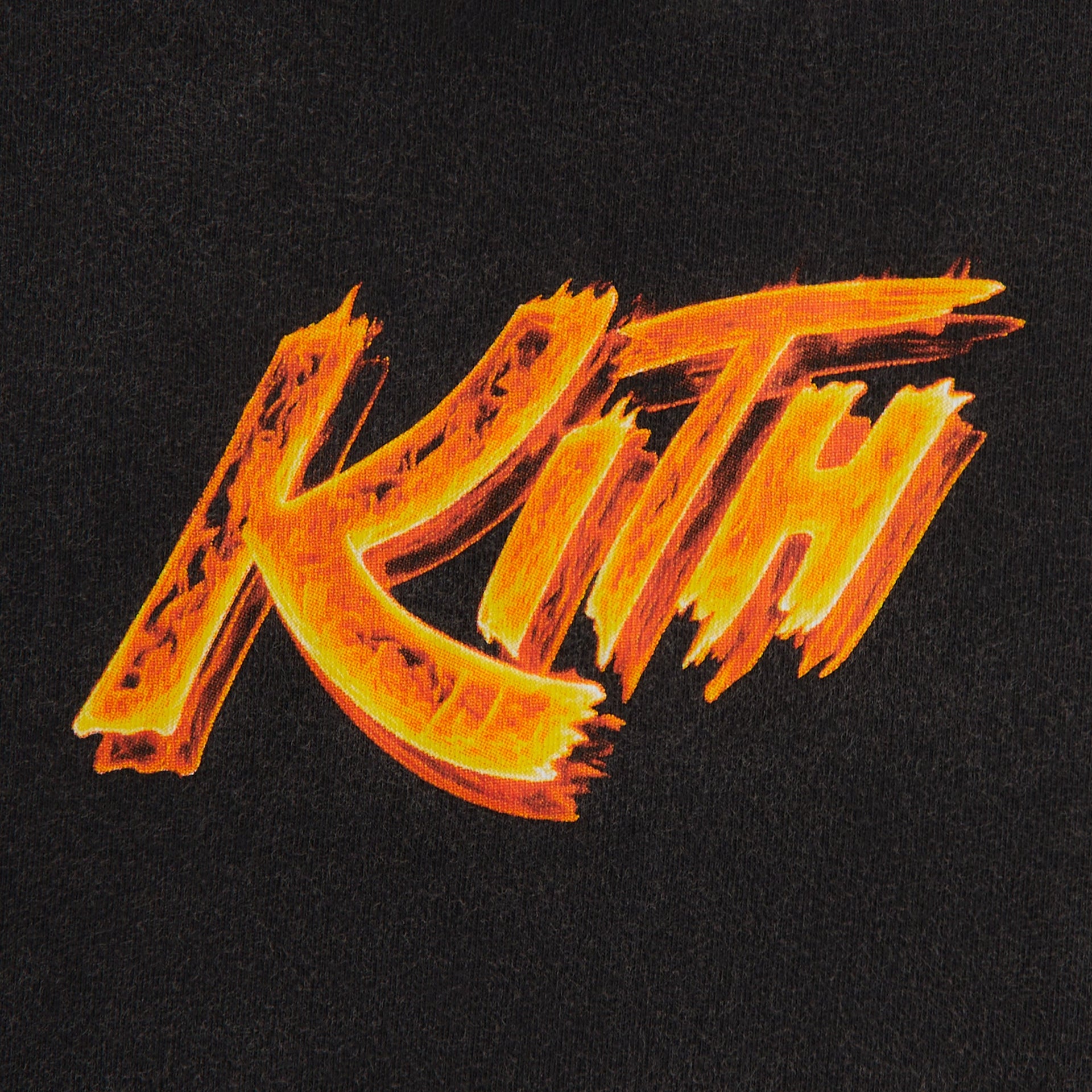 Capcom | Kith Kids Street Fighter Flame Vintage Tee - Black