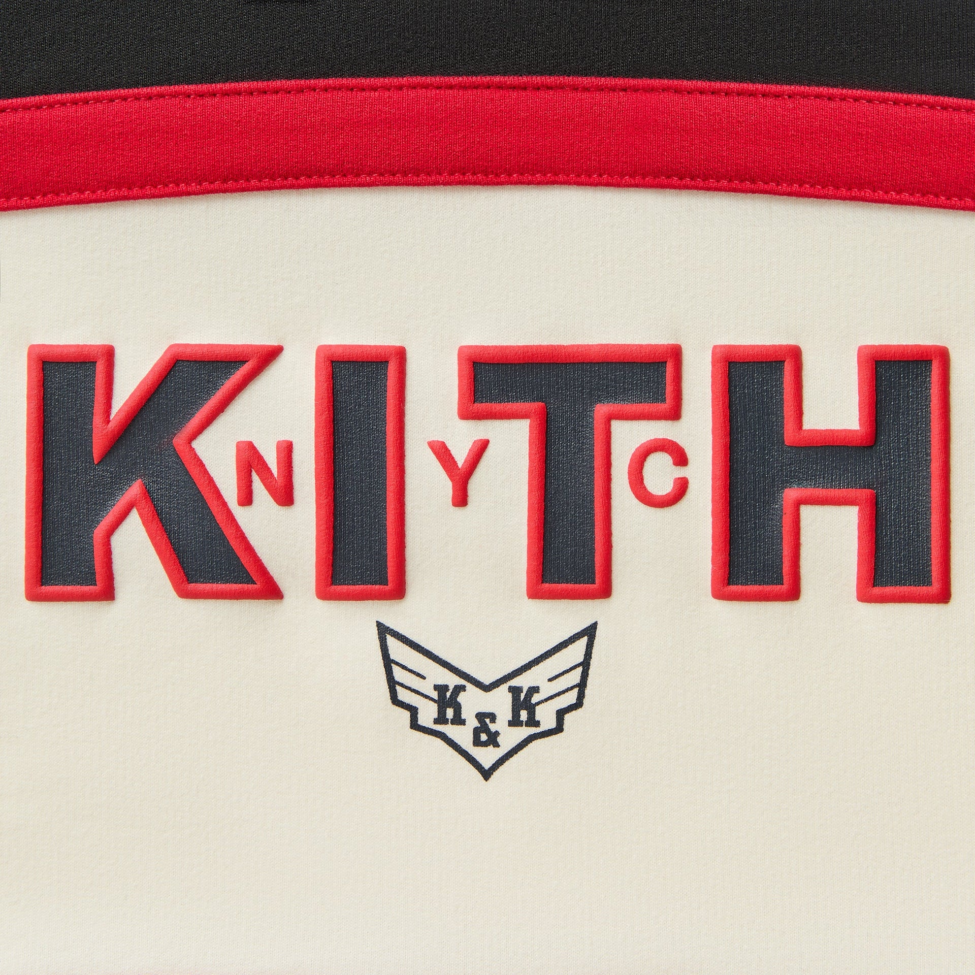 Kith Kids Color-Blocked Collared Nelson Rugby - Black