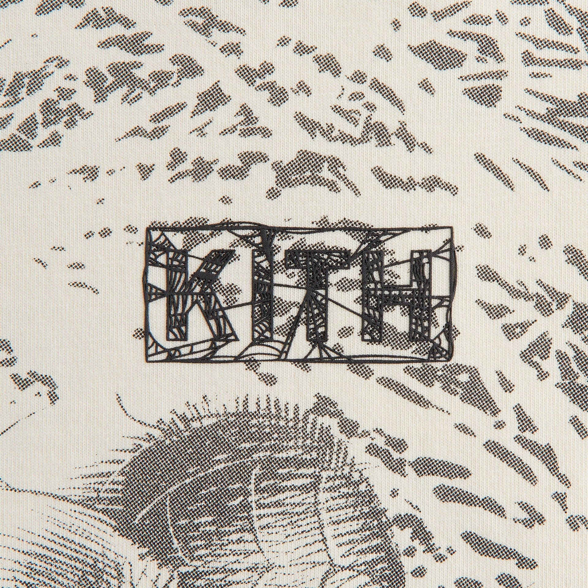 Marvel | Kith Kids Spiderman All-Over Printed Vintage Tee - Sandrift