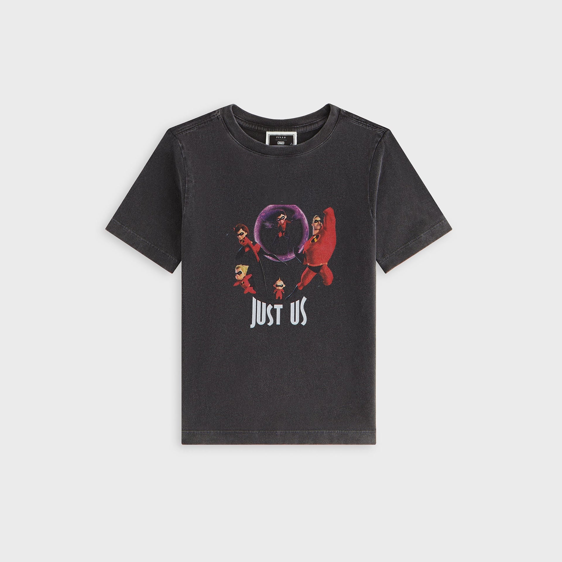 Disney | Kith Kids for Pixar The Incredibles Just Us Vintage Tee - Black