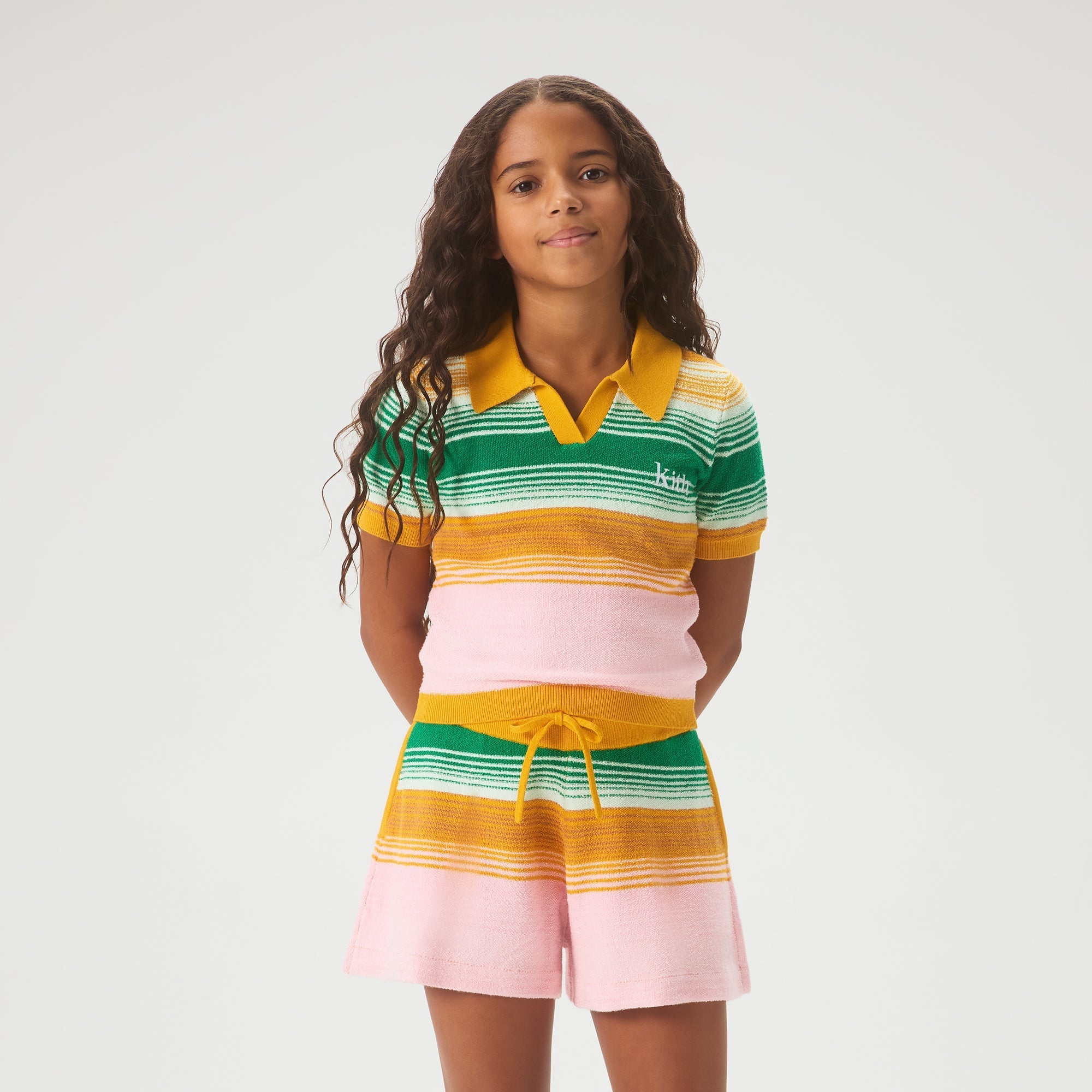 KITH striped cedar short MULTICOLOR サイズS KITH striped cedar short MULTICOLOR サイズS KITH striped cedar