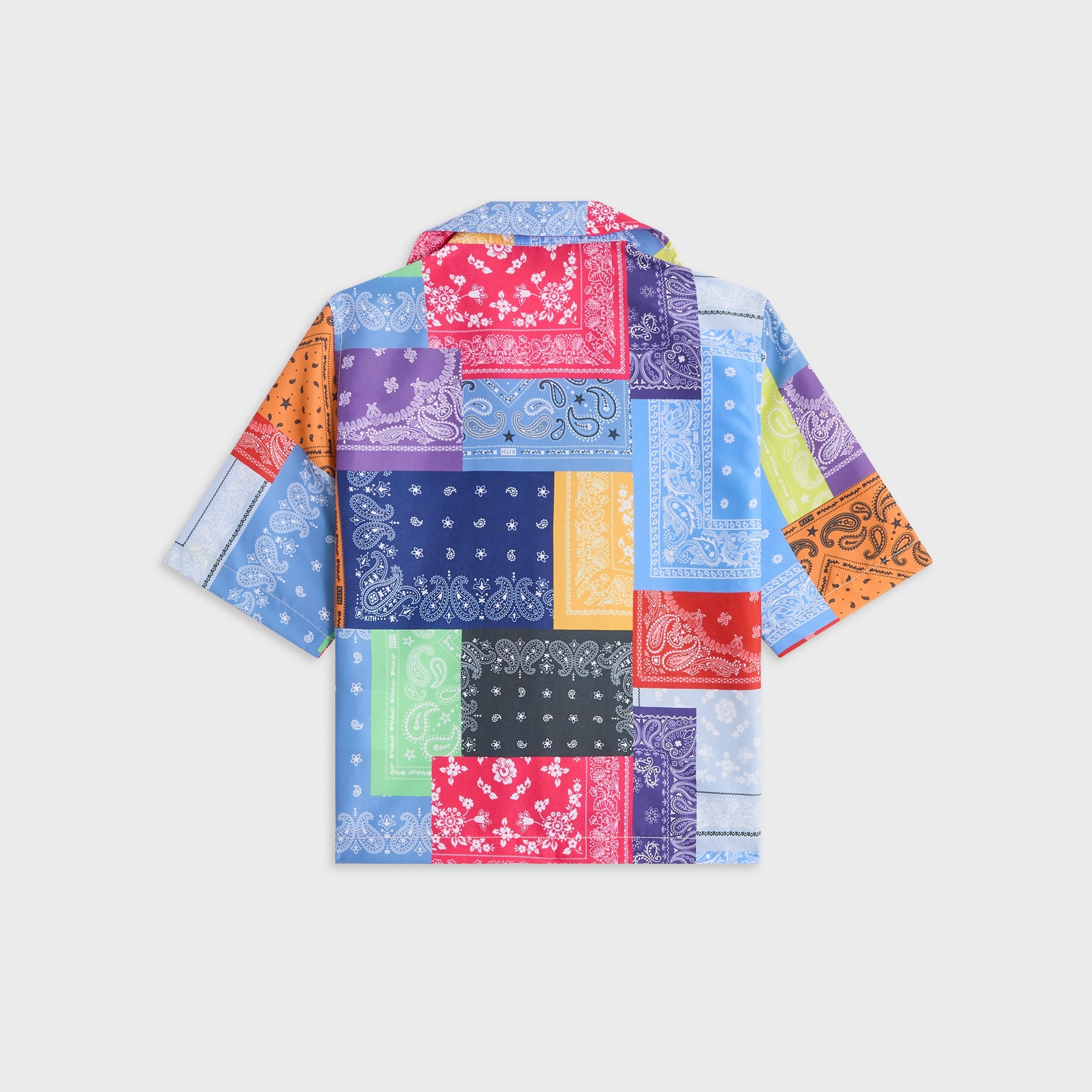 トップス Kith Bandana Patchwork Mesh Shirt XXL Kith Kids Bandana Splice Thompson Camp Swim Shirt - Lucky – Kith UK