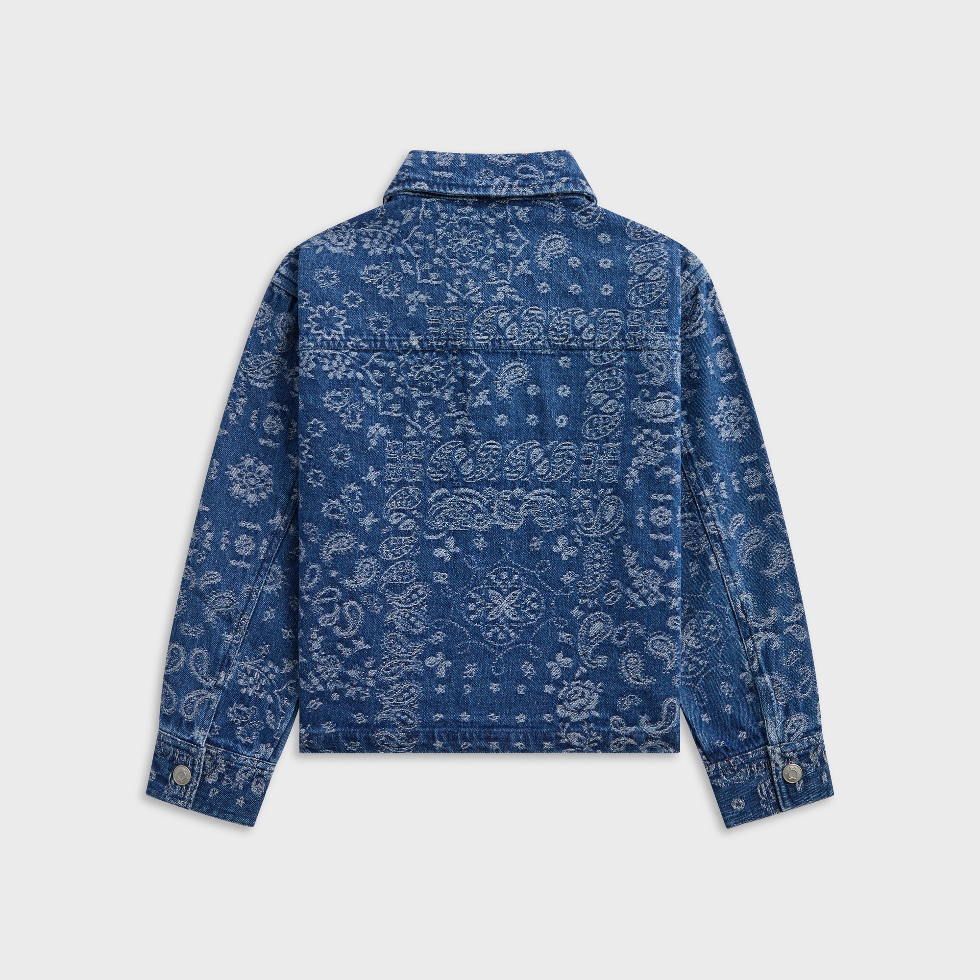 Kith Kids Paisley Ginza Shirt - Medium Indigo – Kith UK