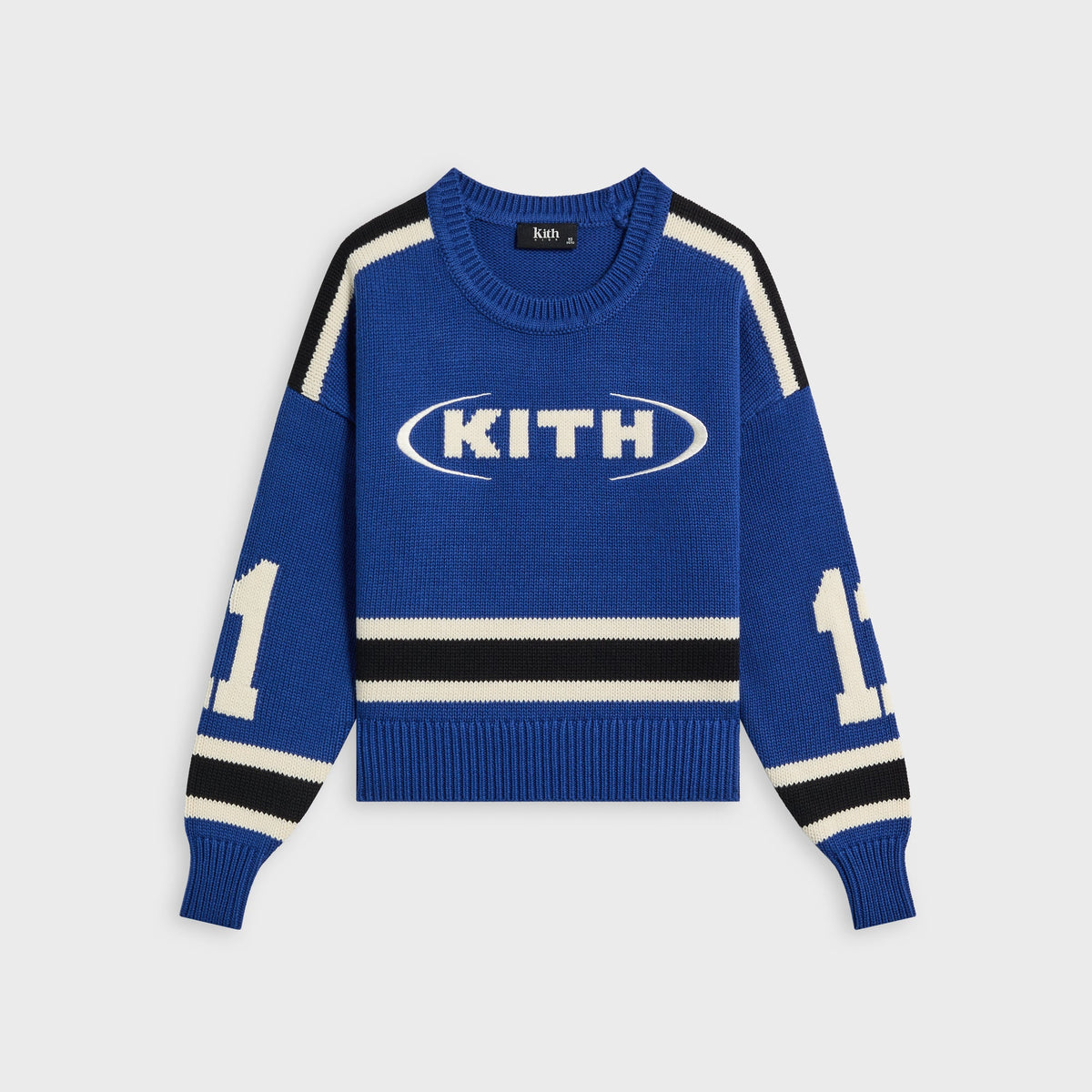 Kith Kids Varsity Nelson Knit Crewneck - Cyanotype