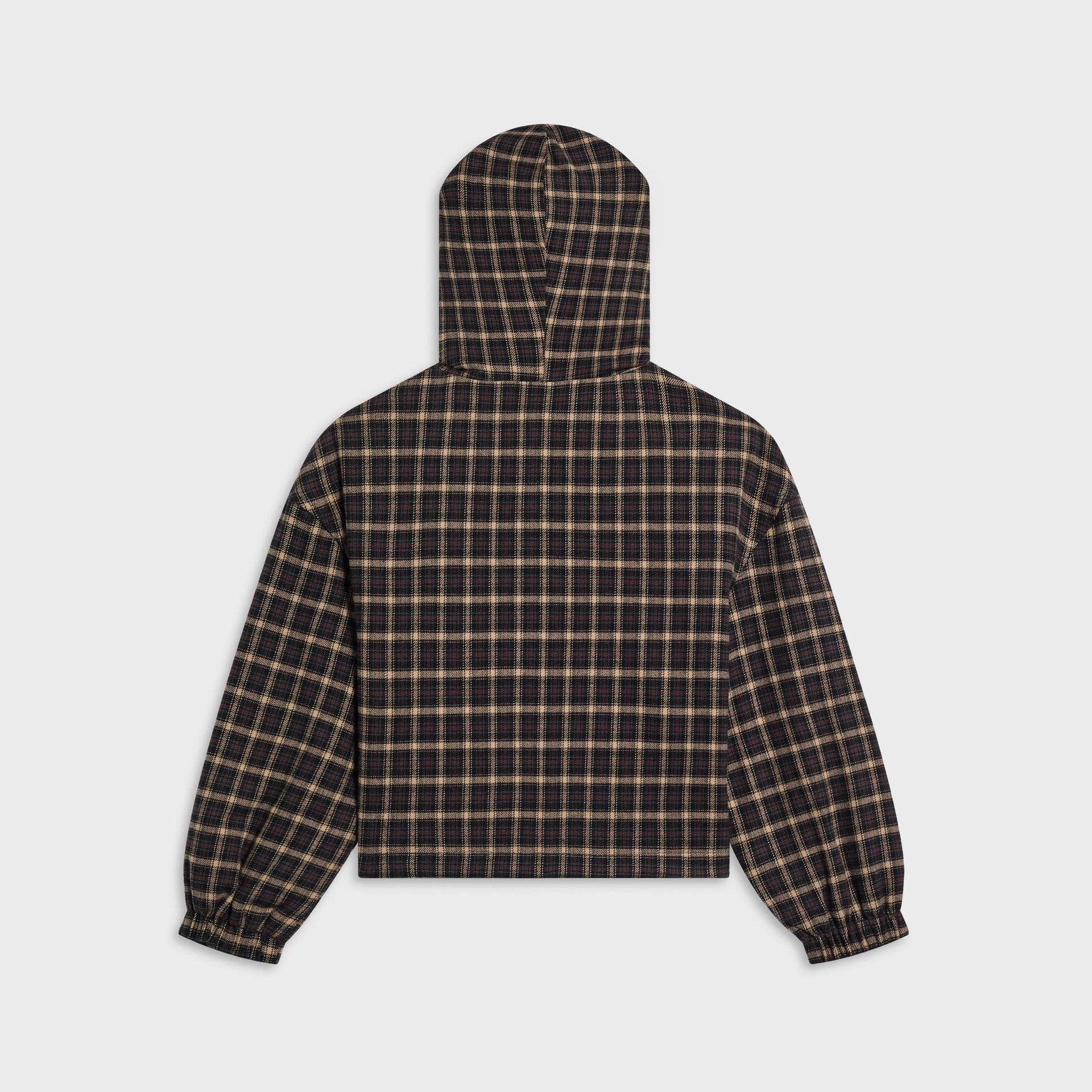 Kith Kids Micro Plaid Snap Harrison Hoodie - Chest - PH
