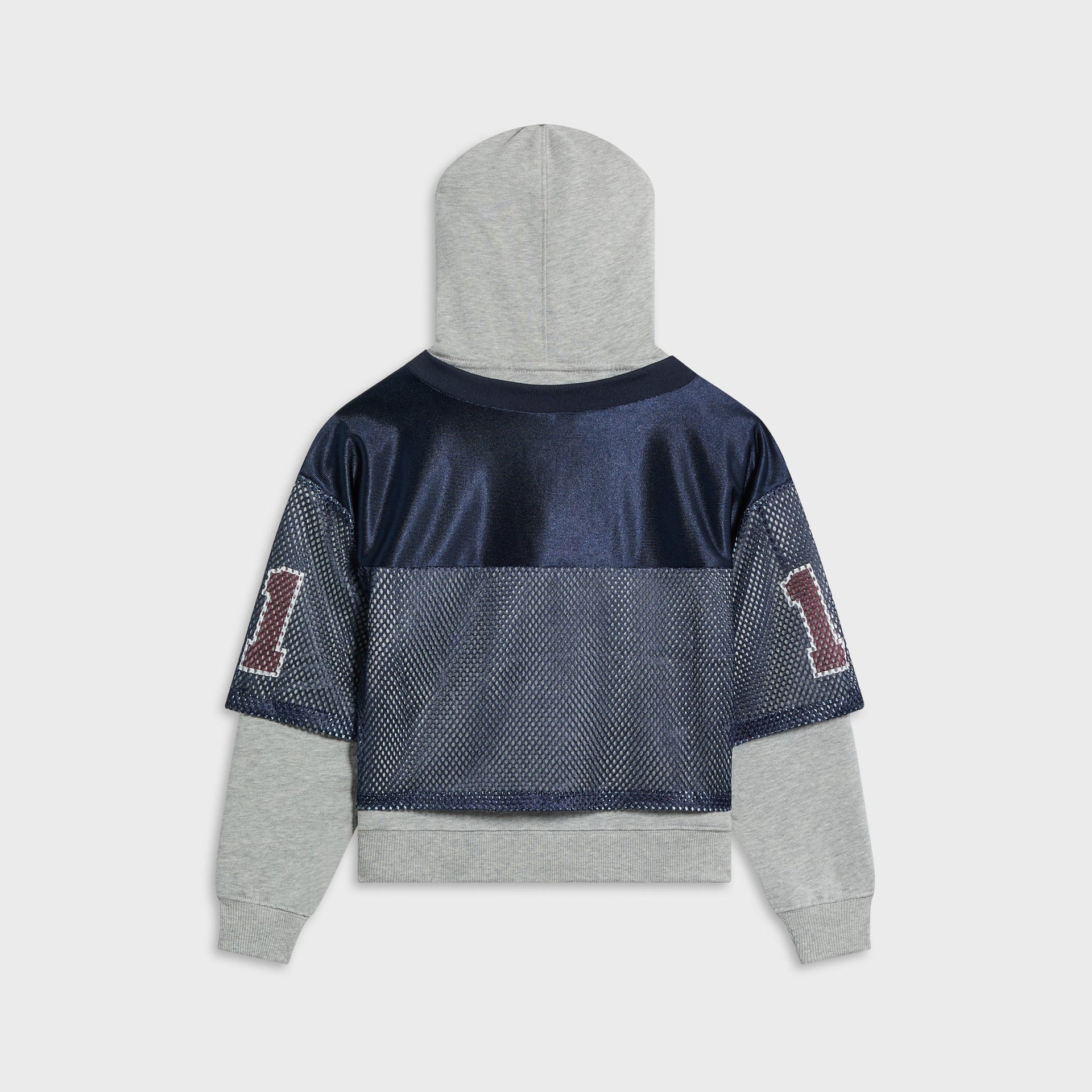 Kith Kids Athletic Mesh Combo Hoodie - Medium Heather Grey