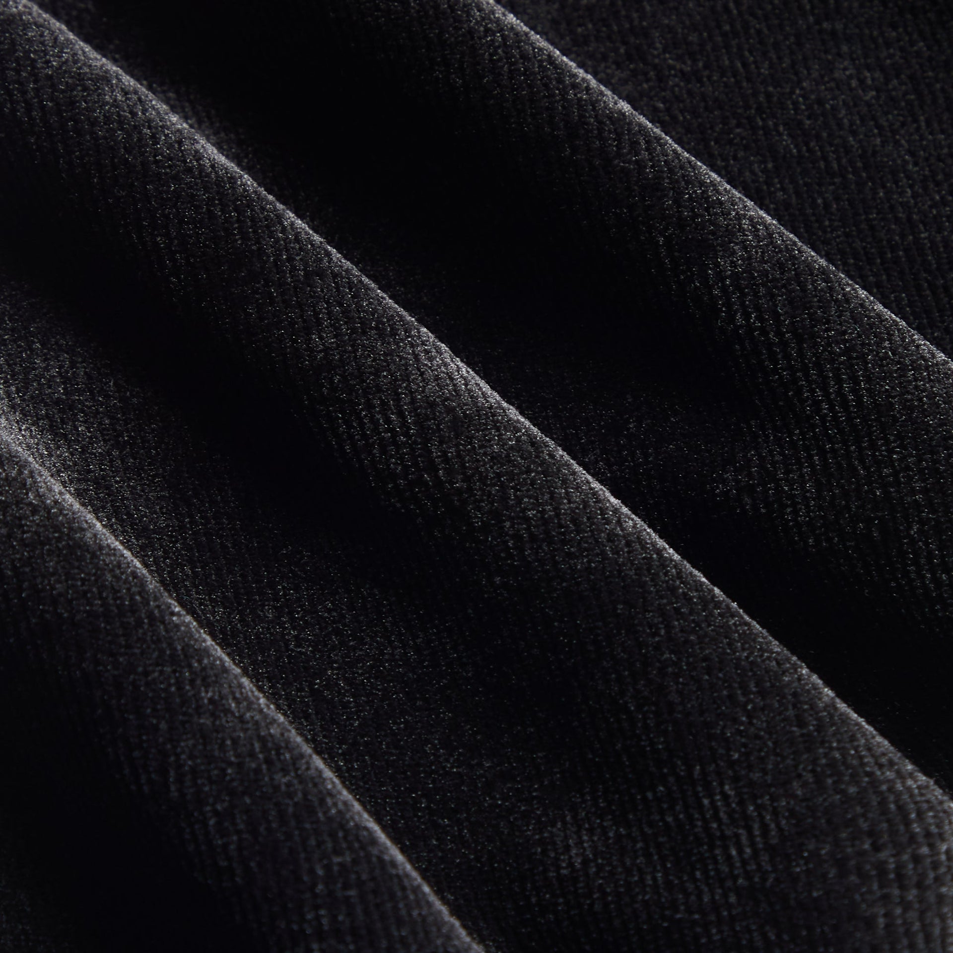 Kith Kids Textured V-Neck Collar Nelson Sweatshirt - Black - PH