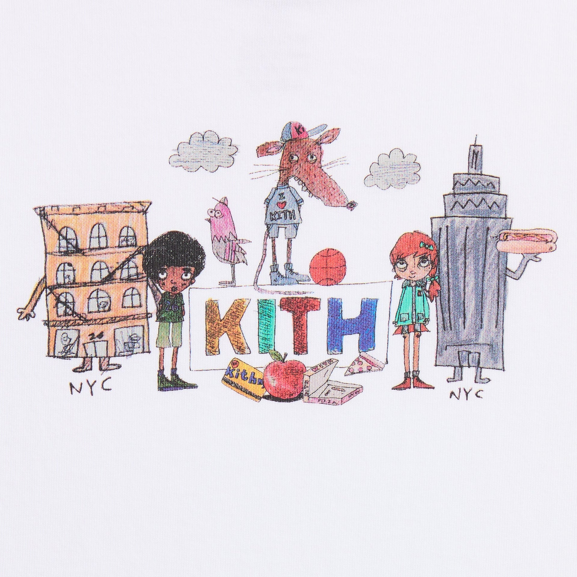 Kith Kids for Matthew Langille Graphic Tee - White
