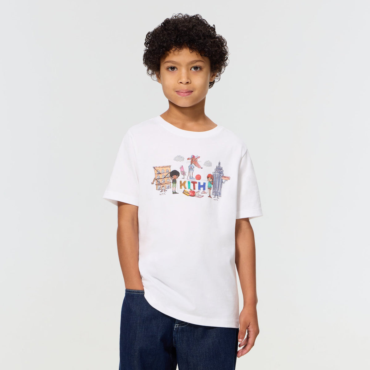 Kith Kids for Matthew Langille Graphic Tee - White