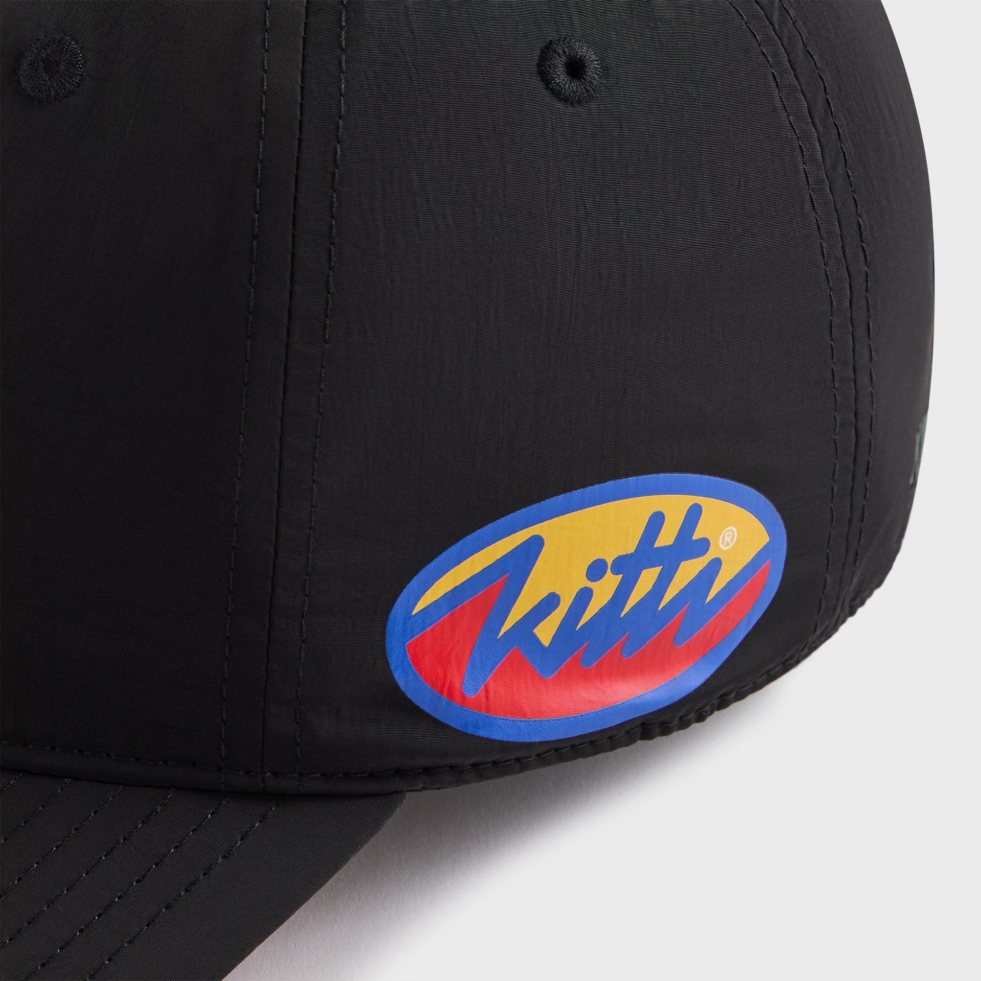 Kith Kids Nylon Logo Pinch Crown Snapback - Black