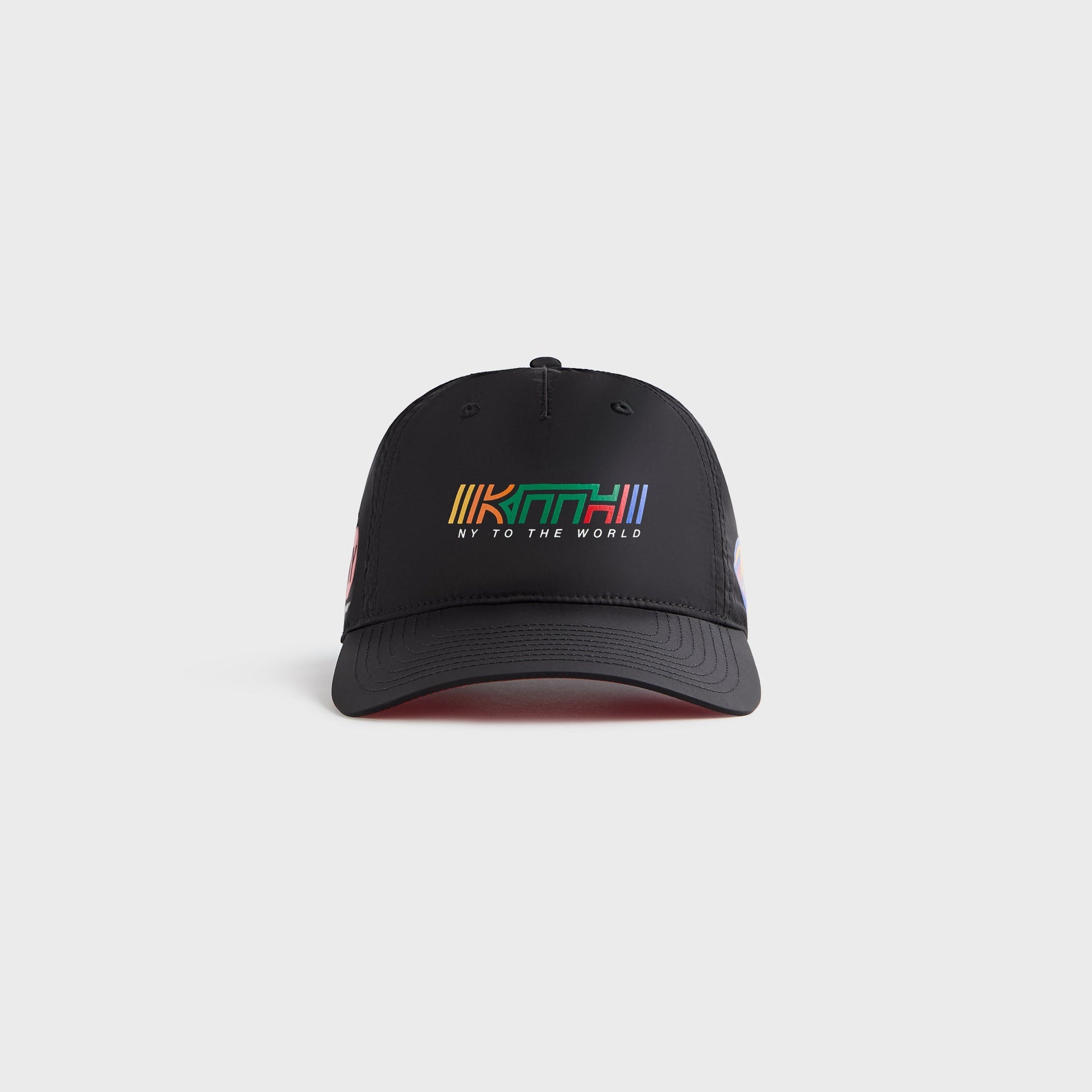 Kith Kids Nylon Logo Pinch Crown Snapback - Black