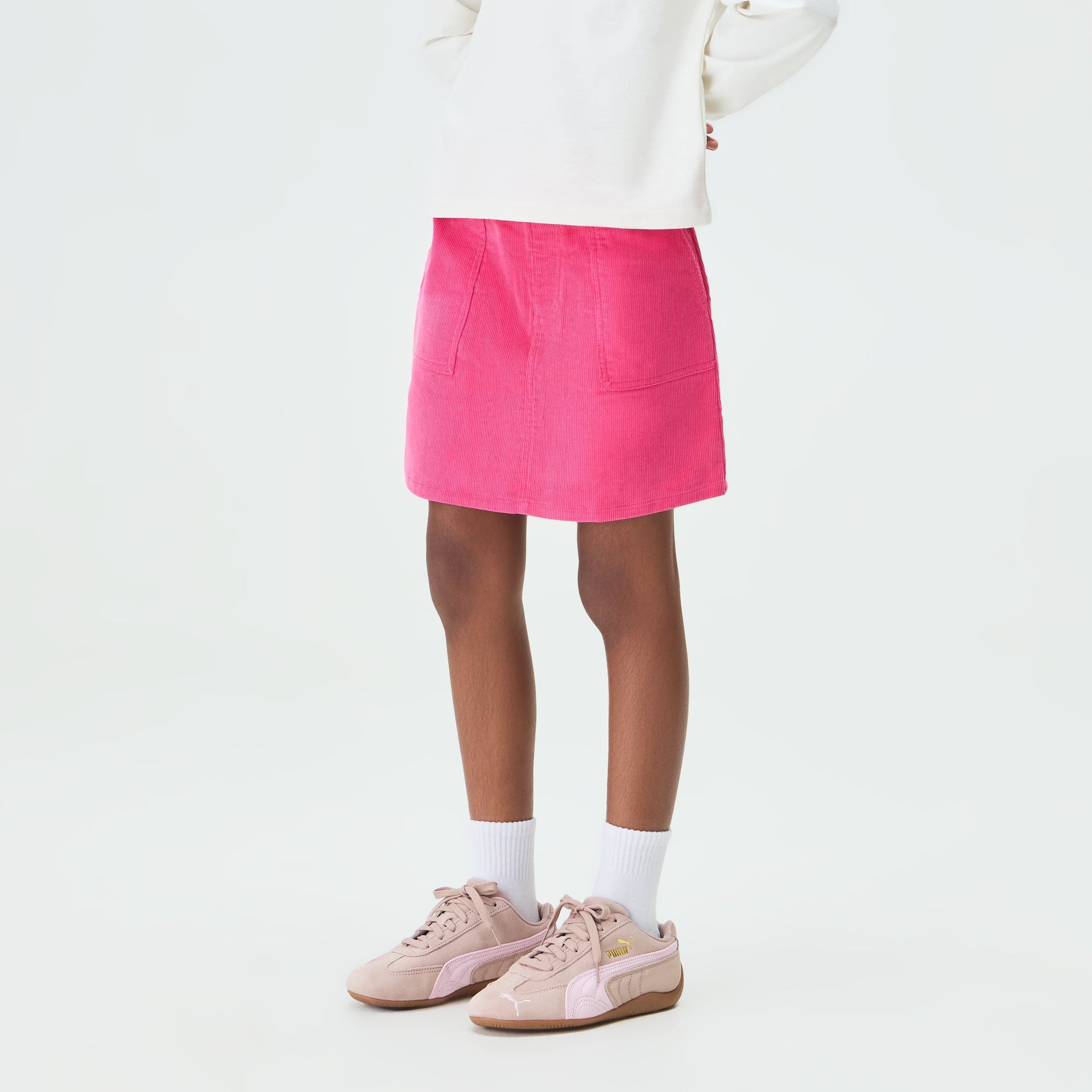 Kith Kids Jessie Cord Skirt - Zinnia