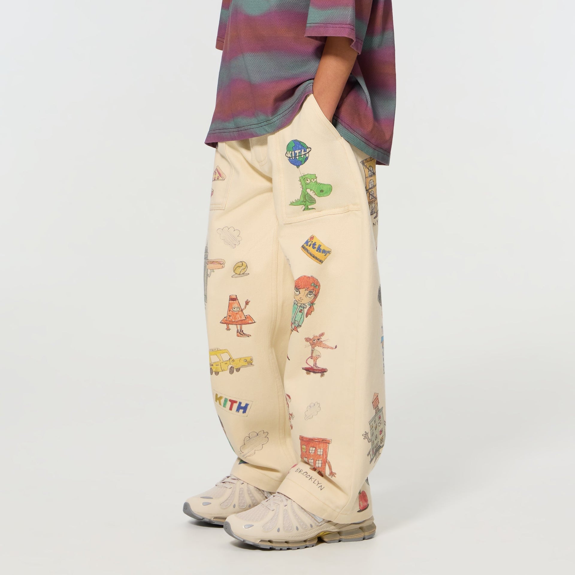 Kith Kids for Matthew Langille Printed Rye Pant - Durum - PH