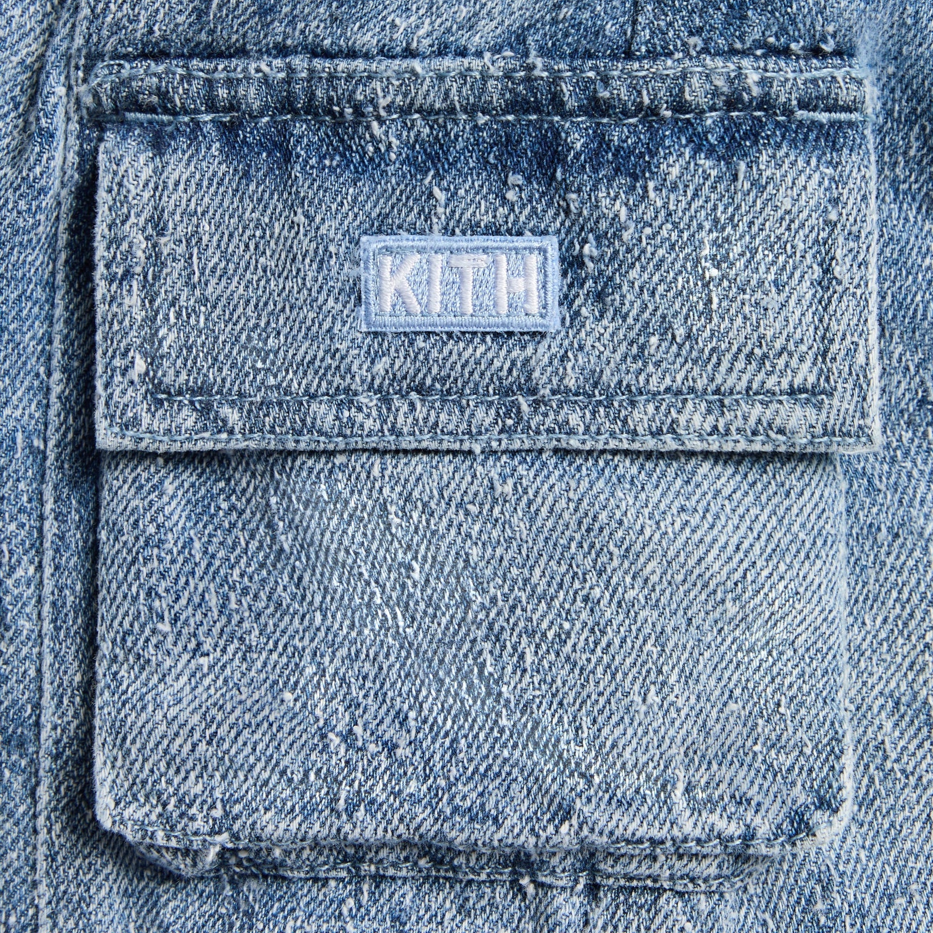 Kith Kids Textured Denim Zane Cargo Pant - Indigo - PH