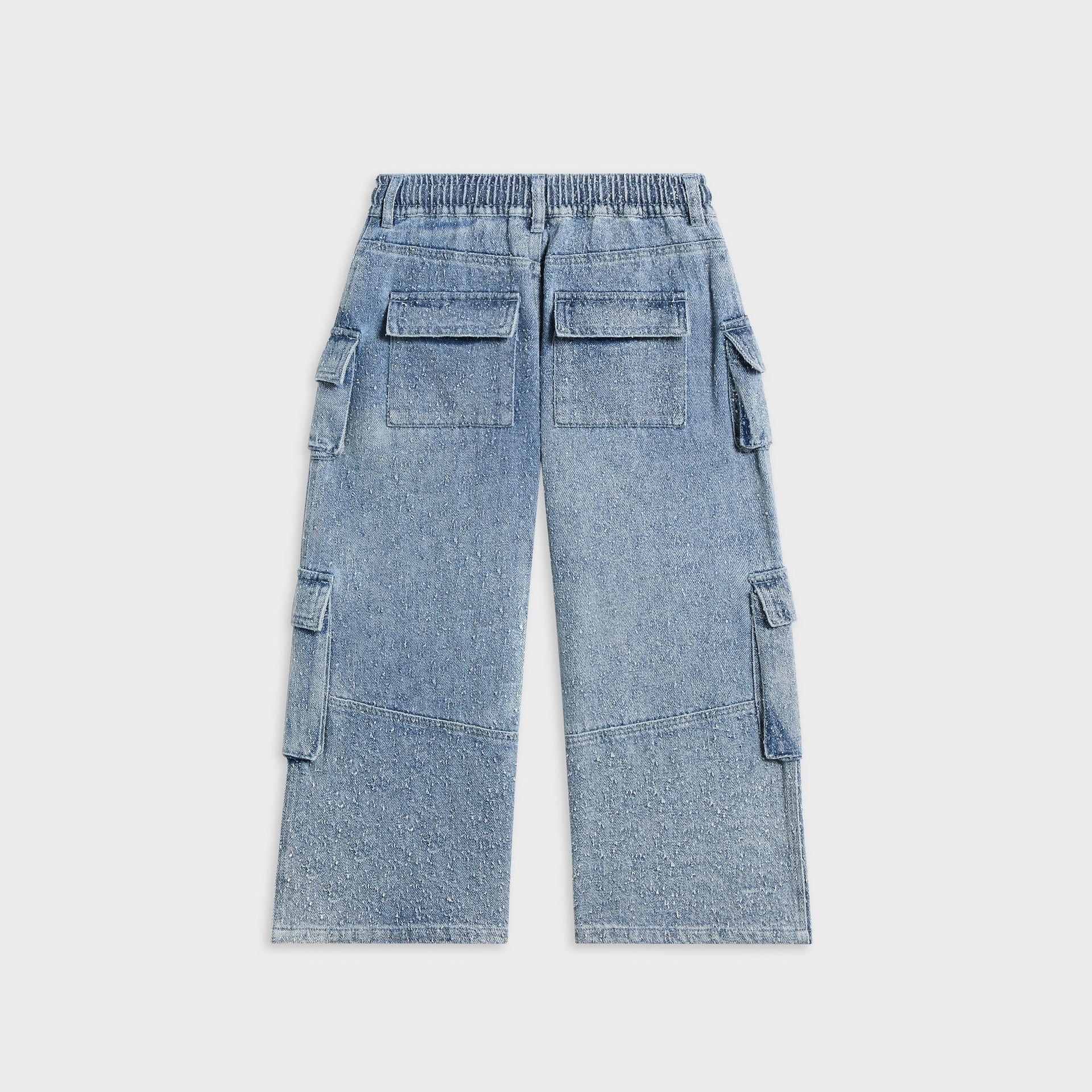 Kith Kids Textured Denim Zane Cargo Pant - Indigo - PH