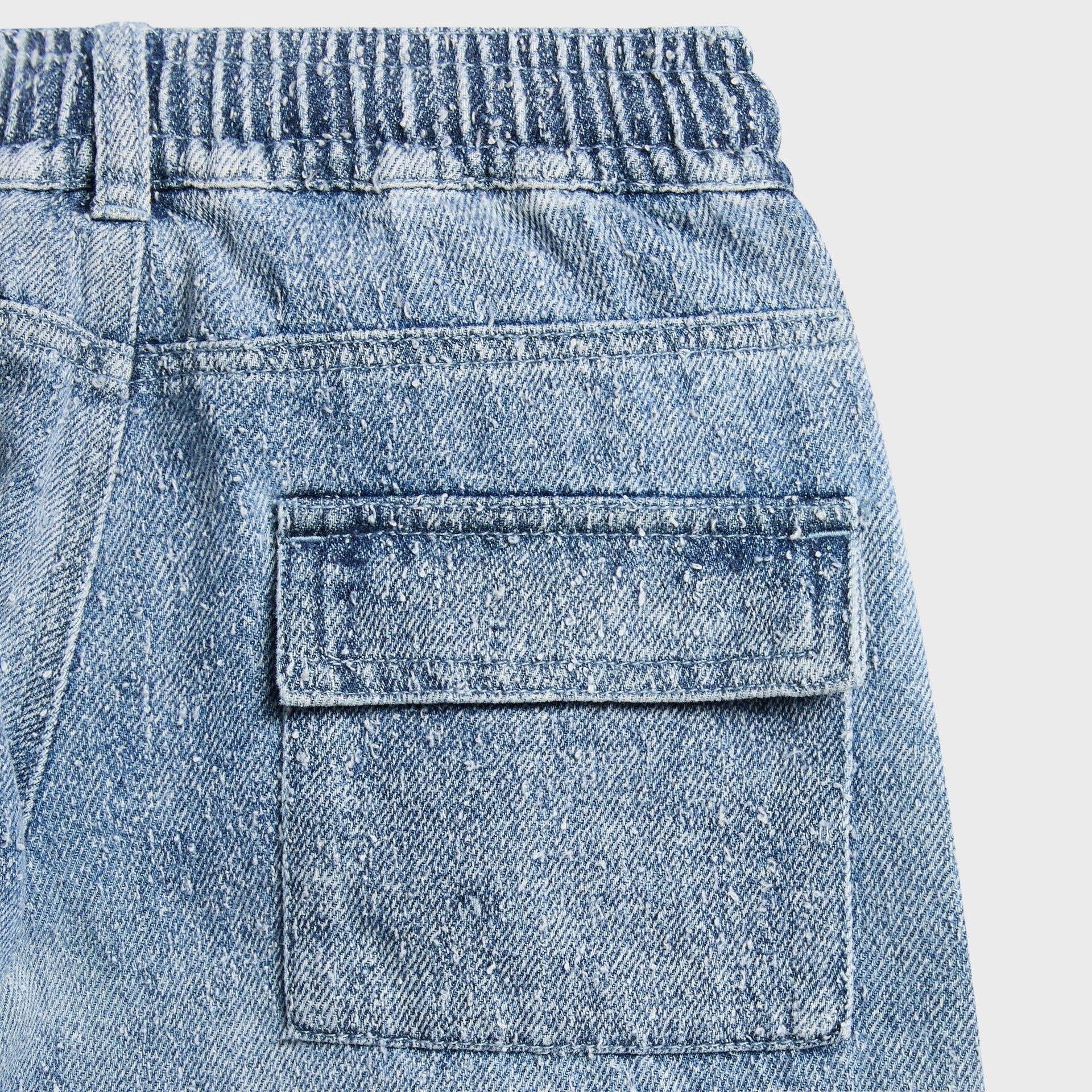 Kith Kids Textured Denim Zane Cargo Pant - Indigo - PH