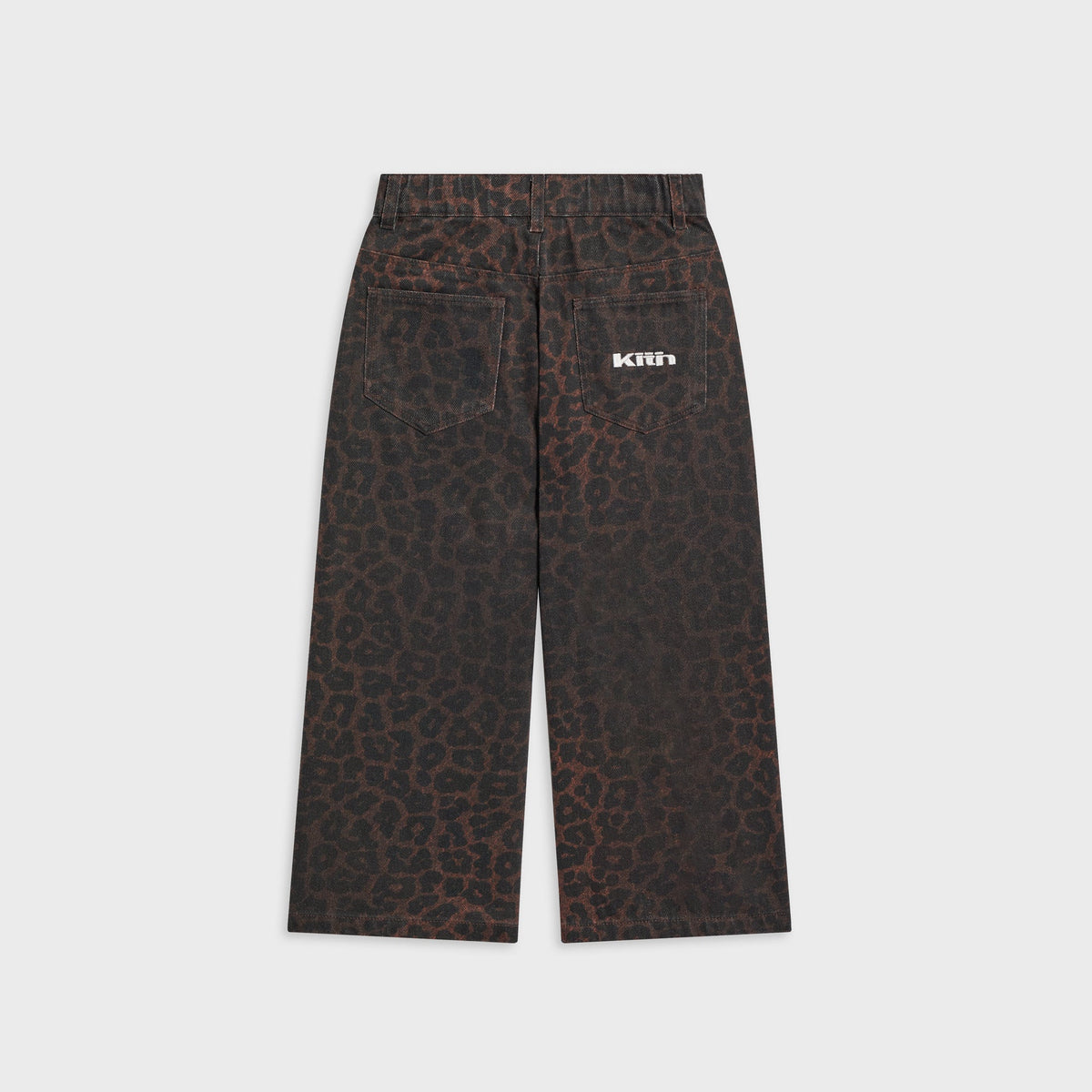 Kith Kids Leopard Heston Wide Leg Jean - Incognito