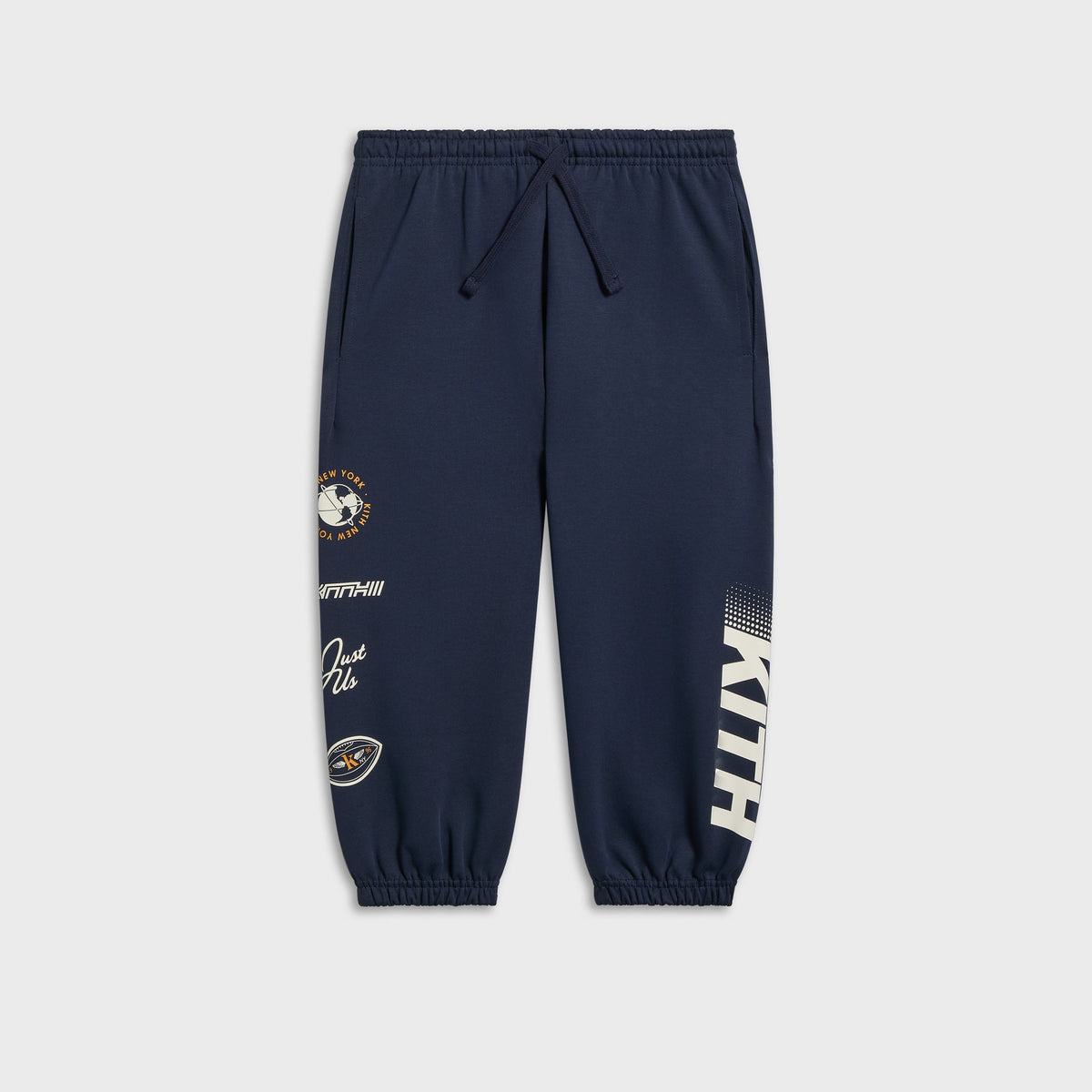Kith Kids Logo Blocked Nelson Sweatpant - Nocturnal