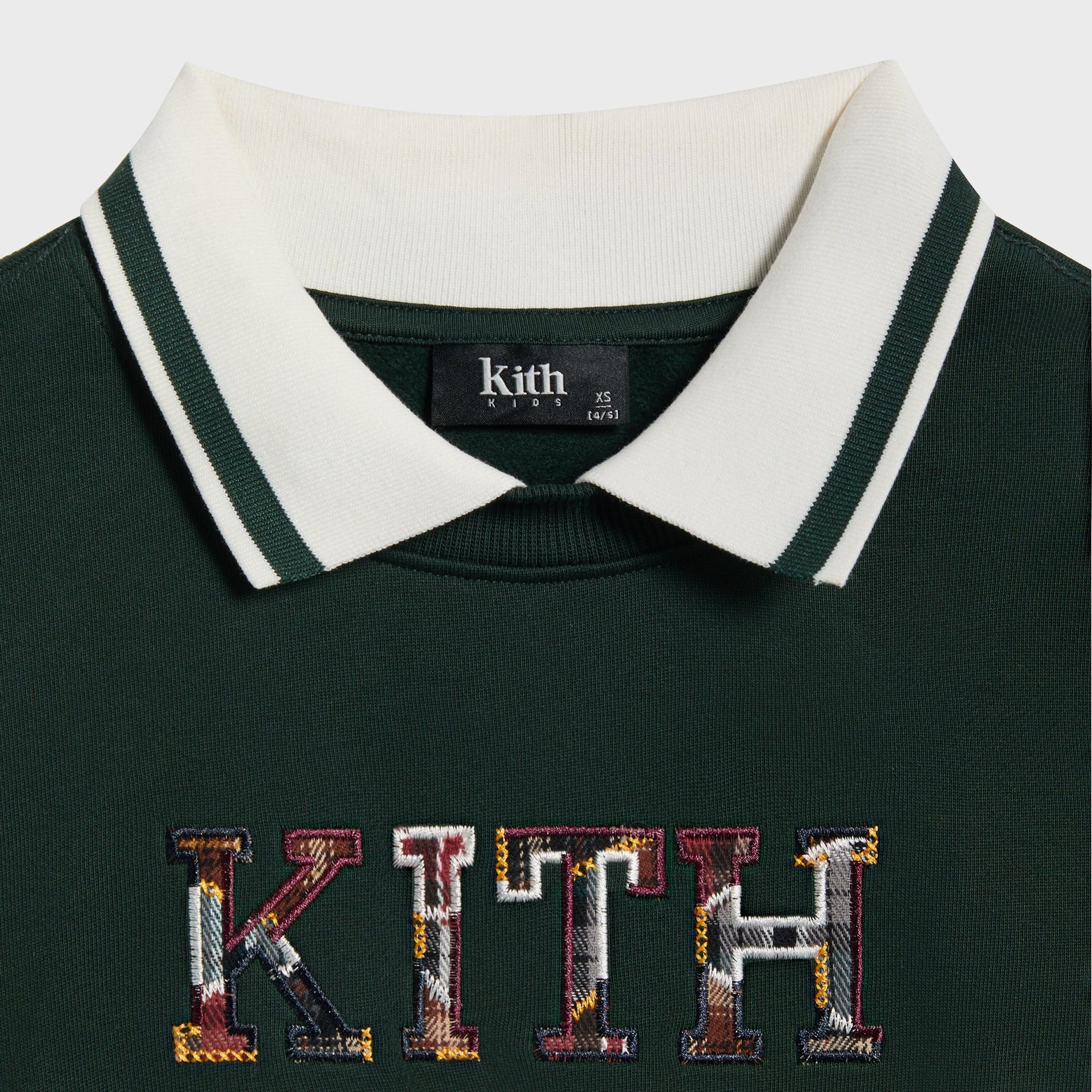 Kith Kids Varsity Letter Collared Nelson Dress - Stadium