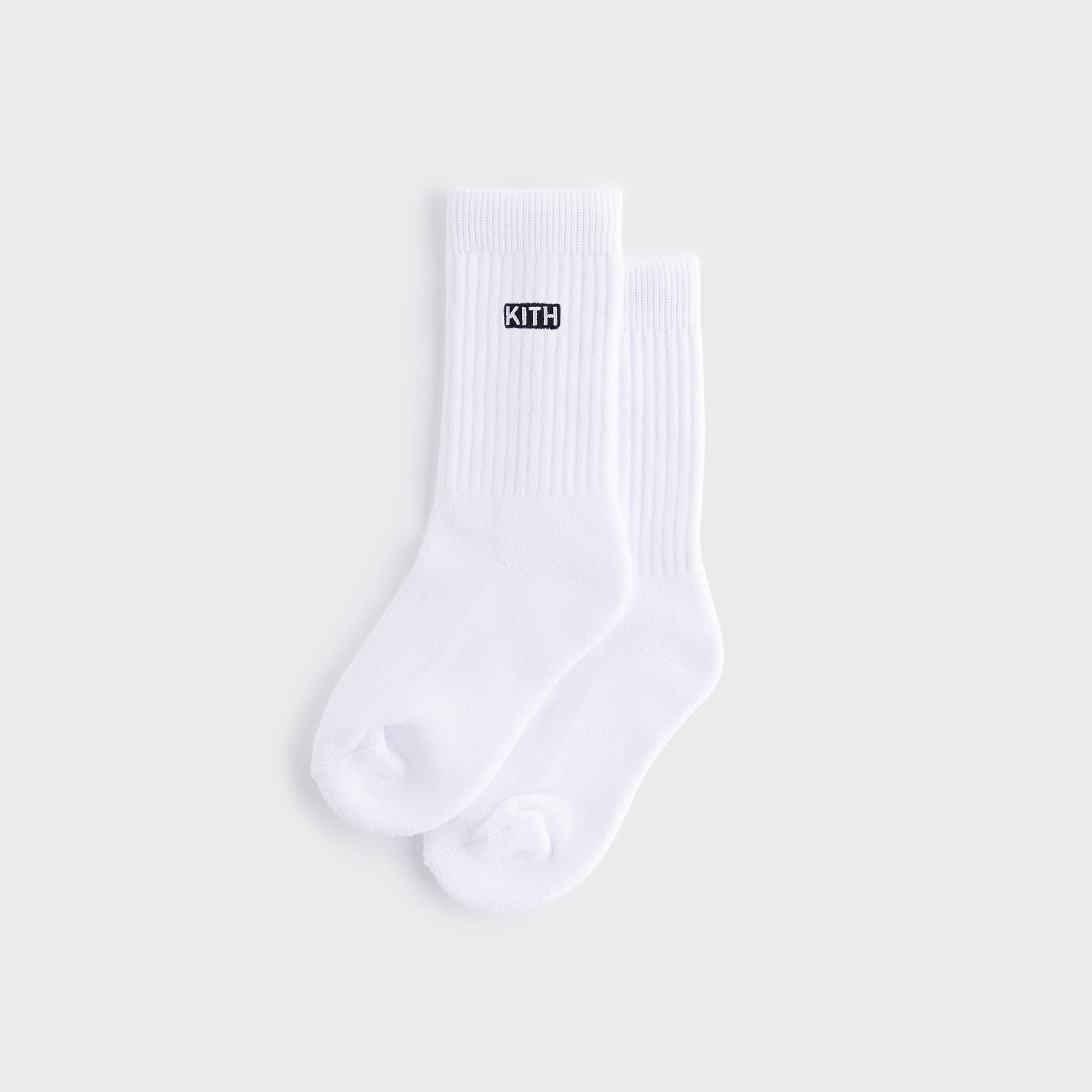 Kith Kids Classic Crew Socks - White