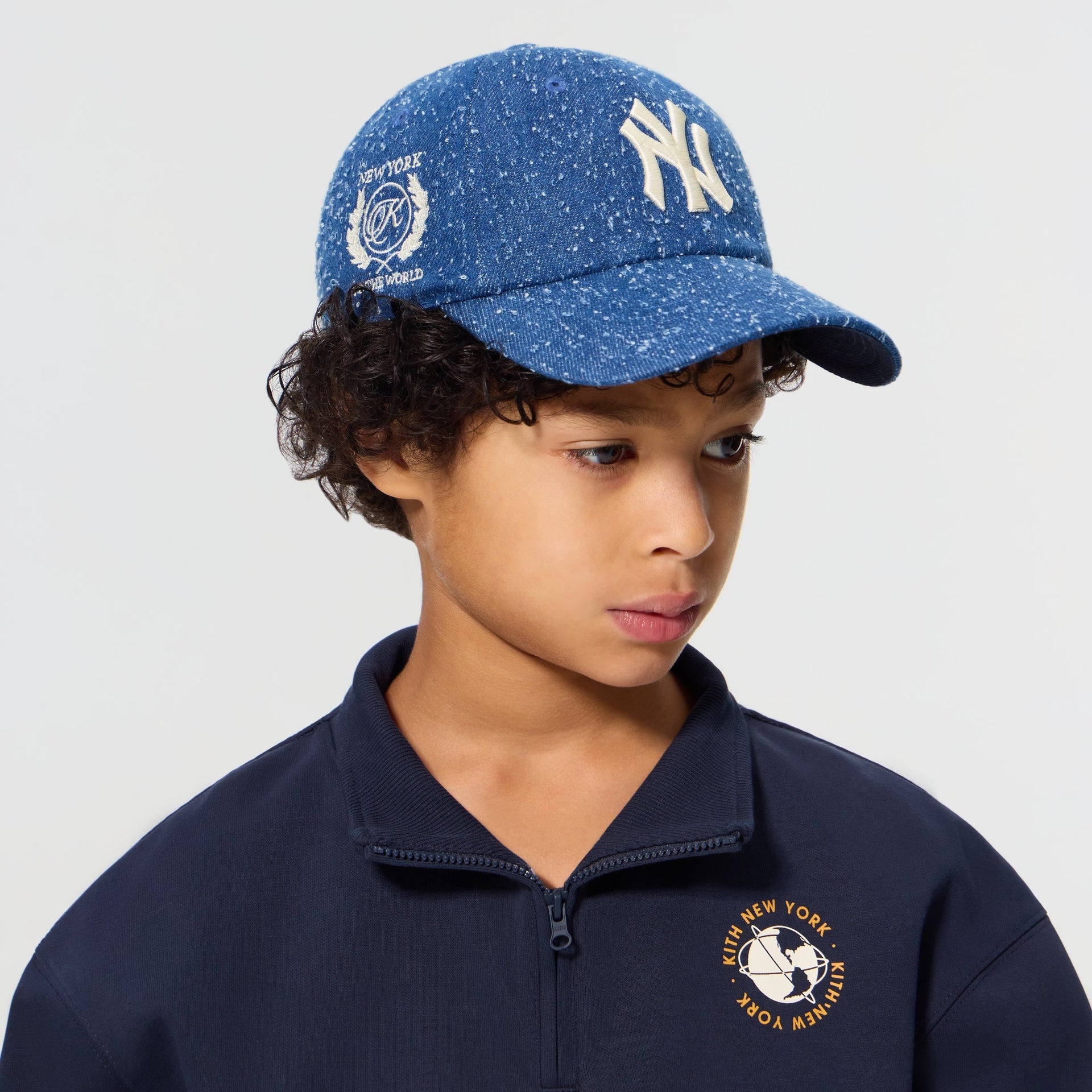 Kith Kids & '47 for the New York Yankees Snapback Cap - Storm Mid Wash - PH