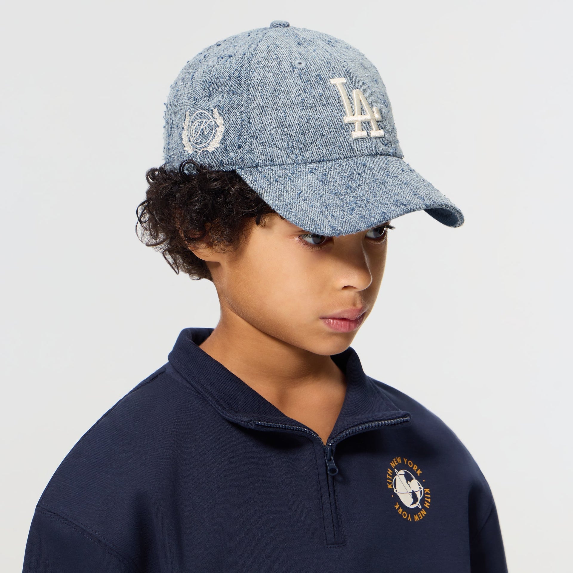 Kith Kids & '47 for the Los Angeles Dodgers Denim Snapback Cap - Indigo - PH
