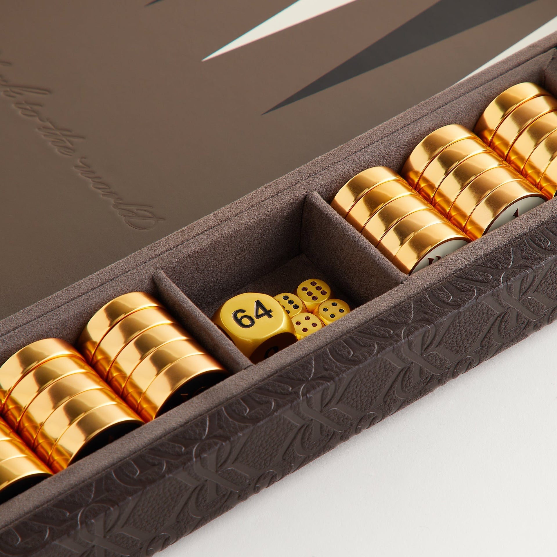 Kith Crest Monogram Backgammon Board - Incognito