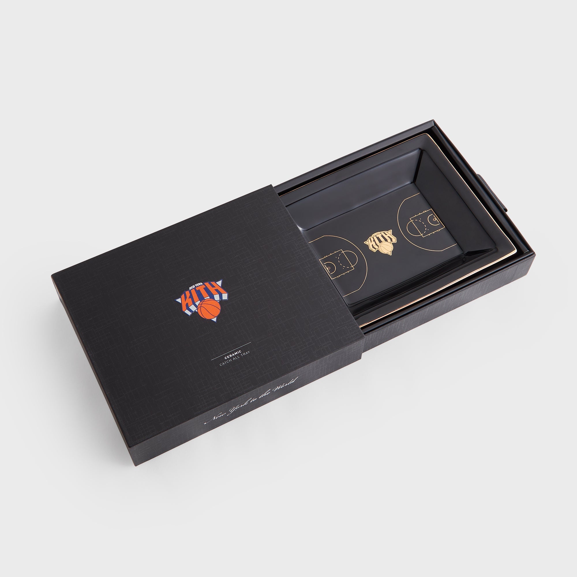 Kith for the New York Knicks City Court Catchall Tray - Black