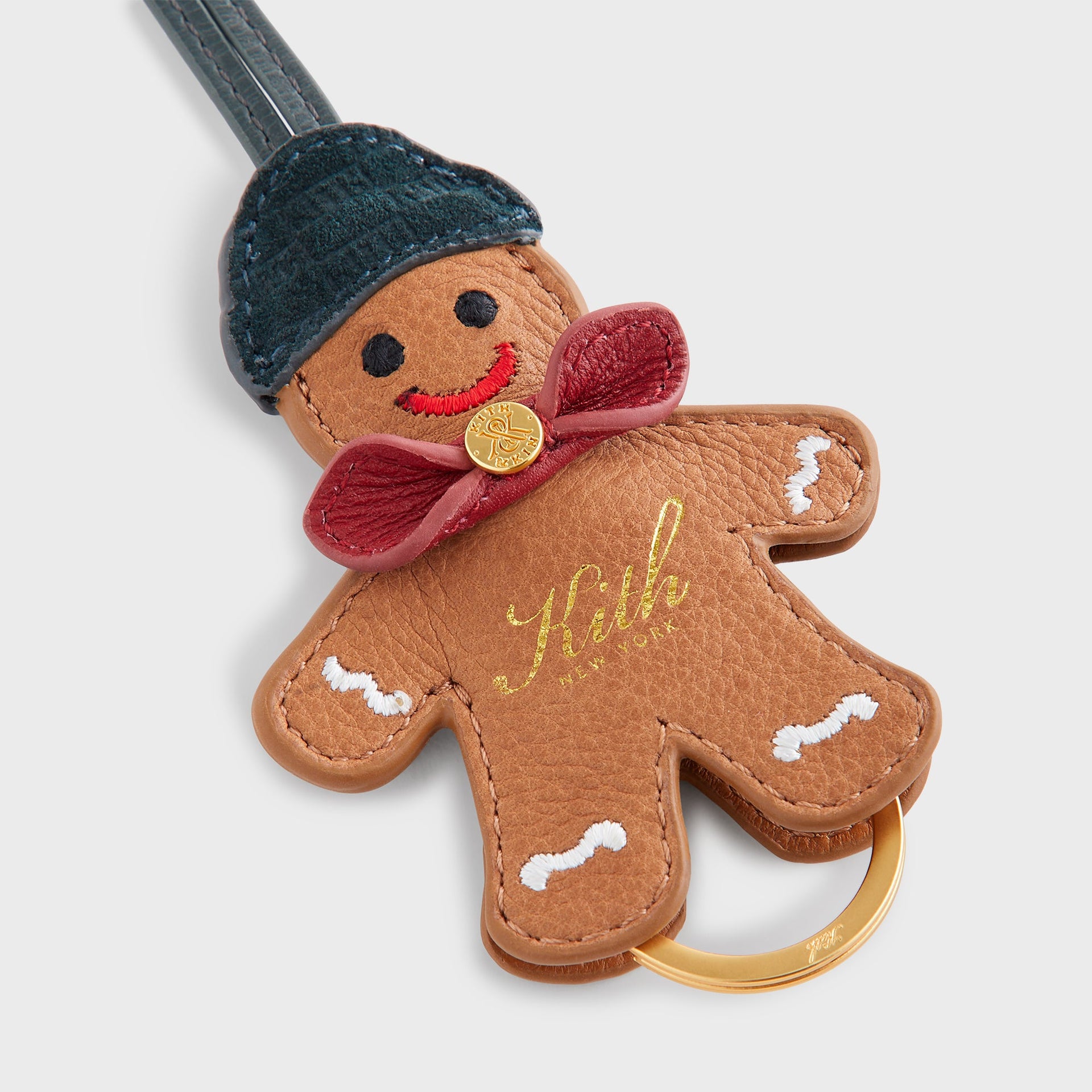 Kithmas Leather Gingerbread Man Bag Charm - Stadium