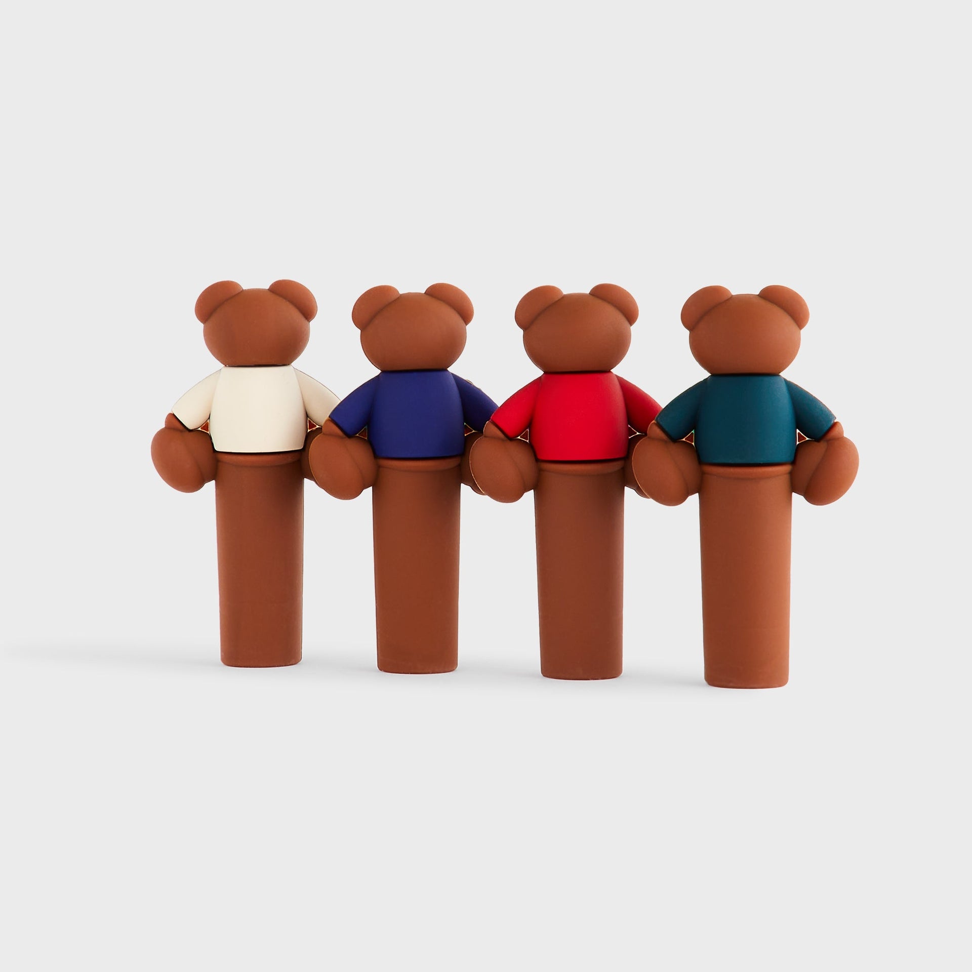 Kithmas Bear Wine Stopper Set of 4 - Multi