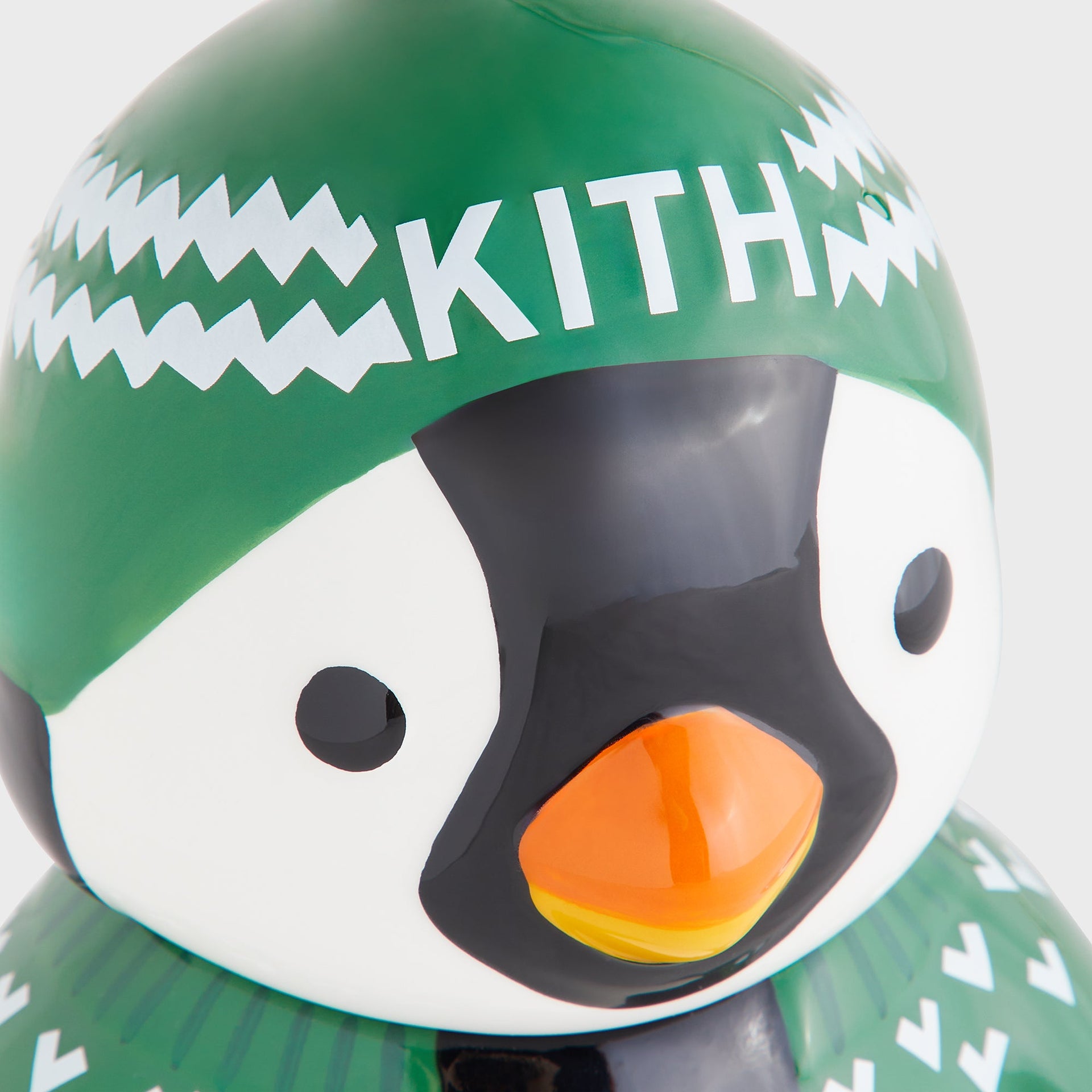 Kithmas Ceramic Penguin Cookie Jar - Conifer