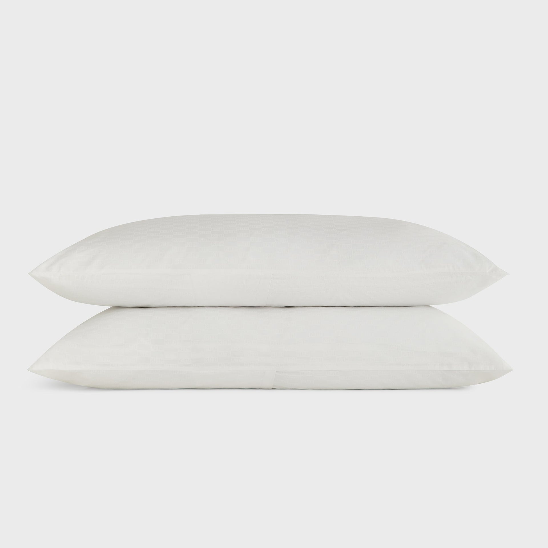 Kithmas Monogram King Size Bedding Set - White