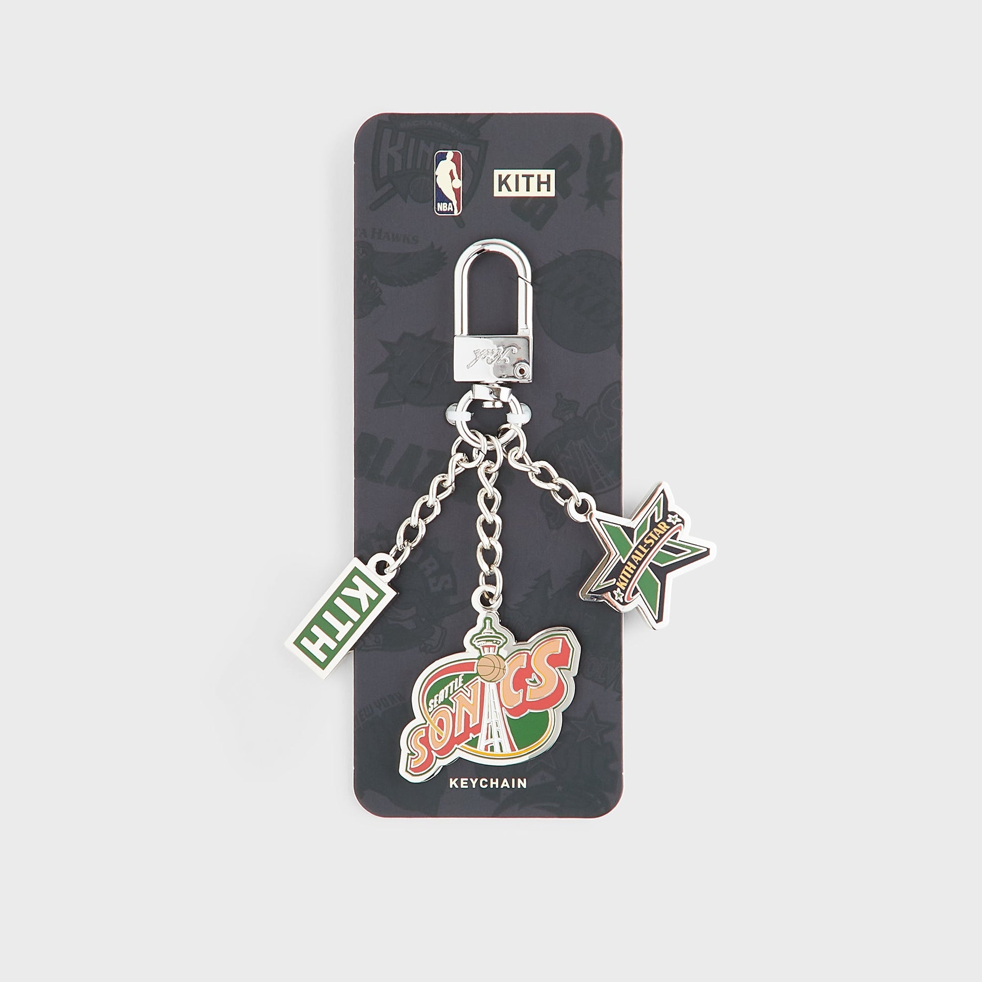 Kith for NBA All-Star Seattle SuperSonics Keychain - Silver